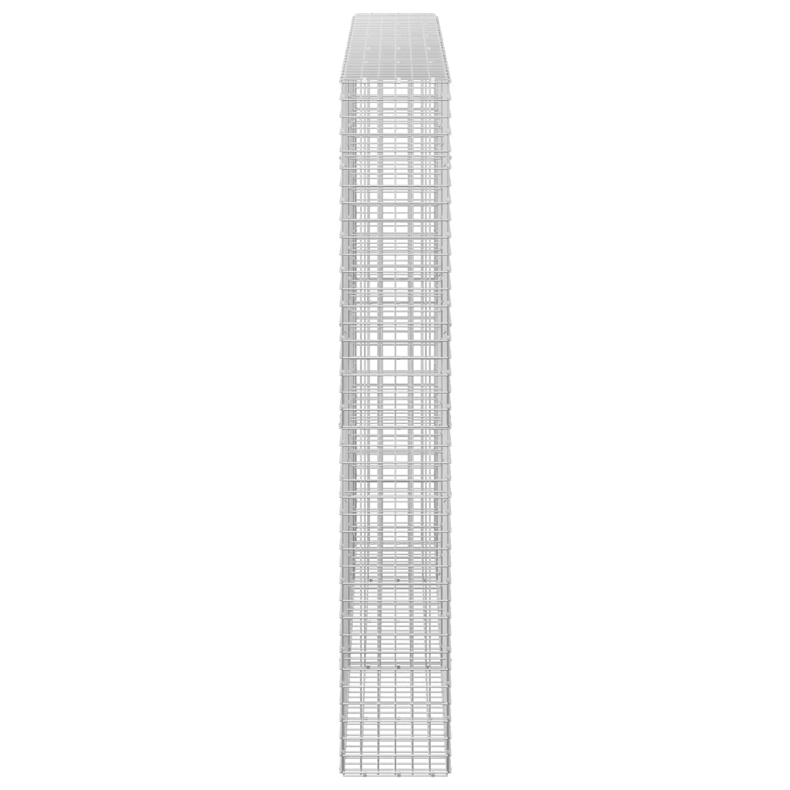 Gabion z žico 3,5 mm in mrežo 5x5 cm 250x30x200 cm