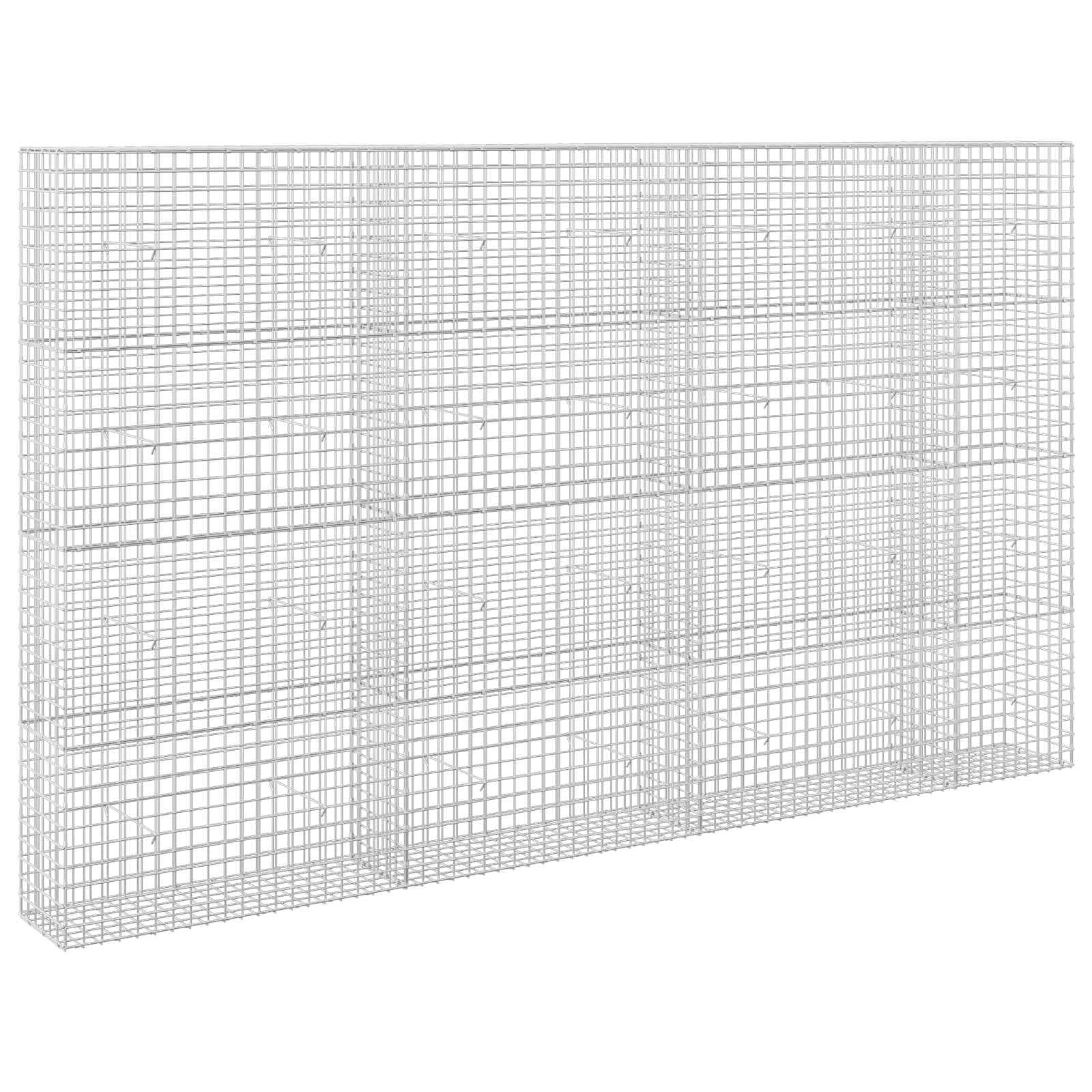 vidaXL Gabion s drátem 3,5 mm a síťkou 5x5 cm 450x30x200 cm
