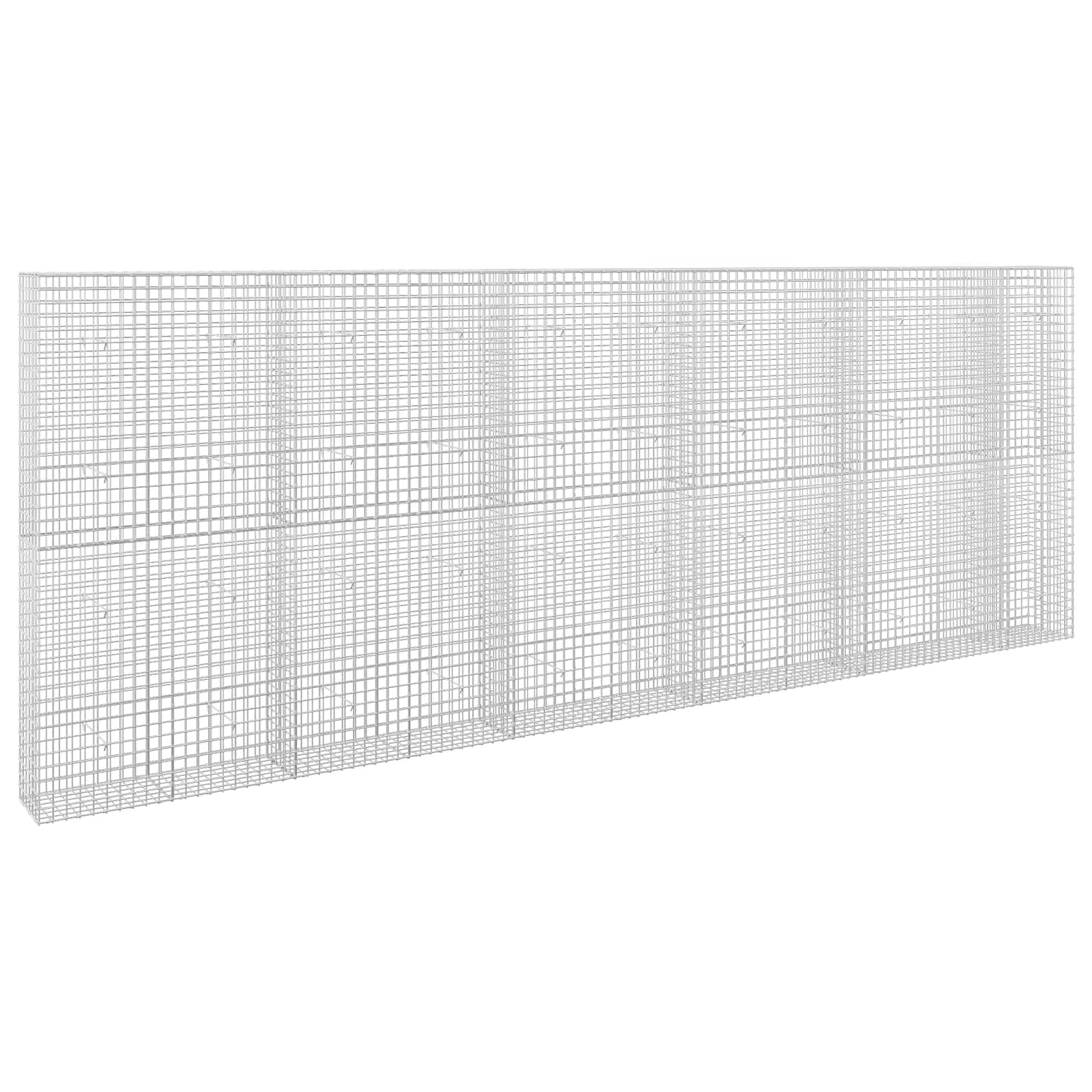 vidaXL Gabion s drátem 3,5 mm a síťkou 5x5 cm 550x30x200 cm
