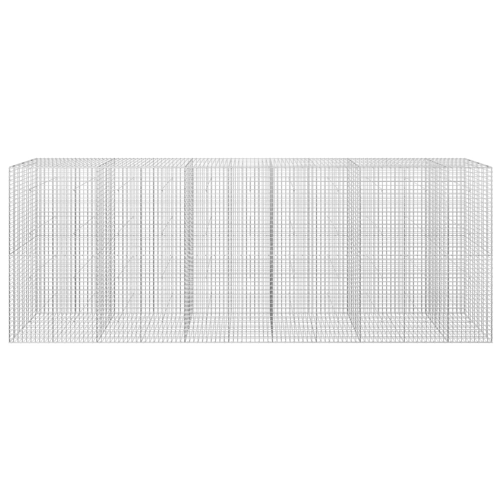 Gabion z žico 3,5 mm in mrežo 5x5 cm 550x30x200 cm