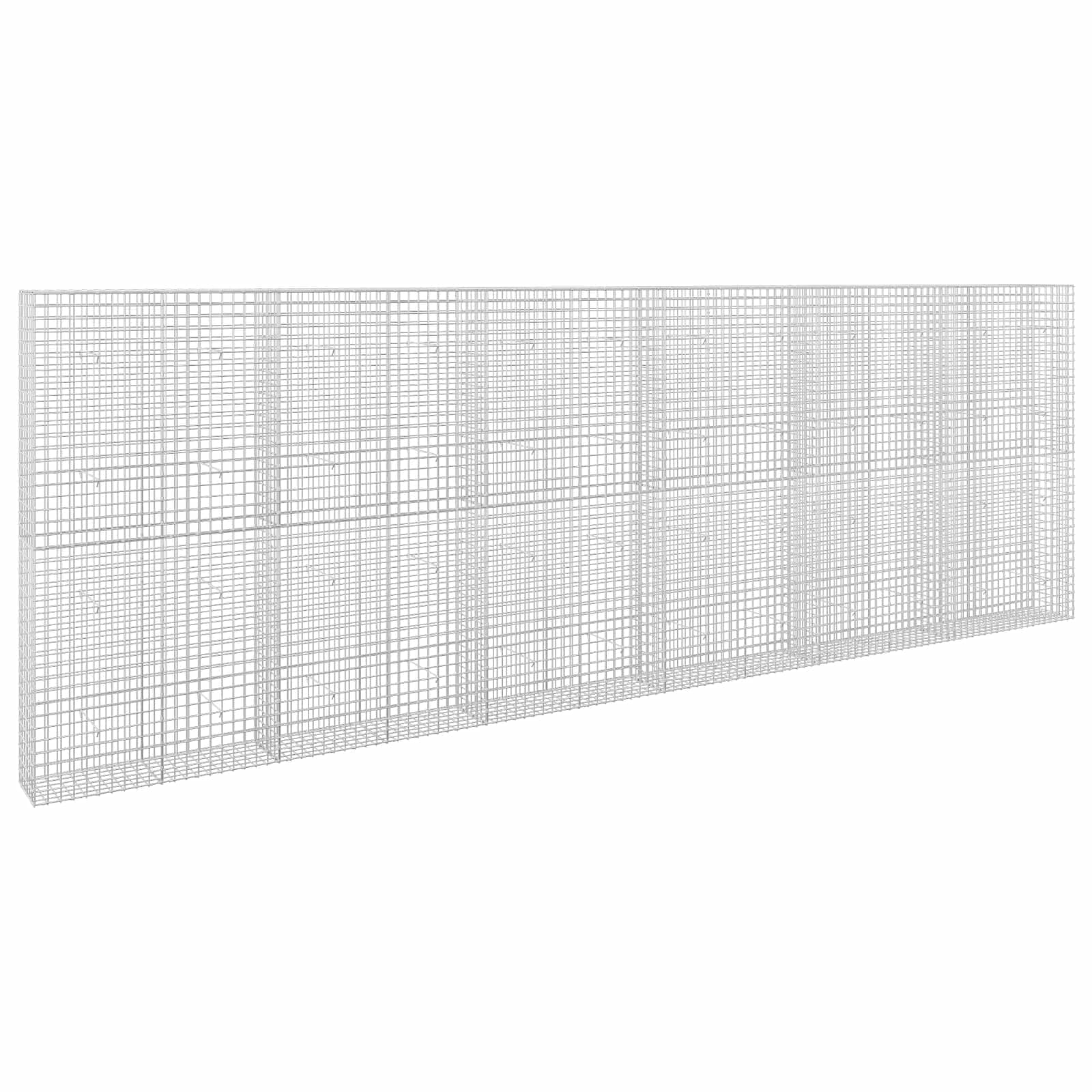 vidaXL Gabion s drátem 3,5 mm a síťkou 5x5 cm 600x30x200 cm