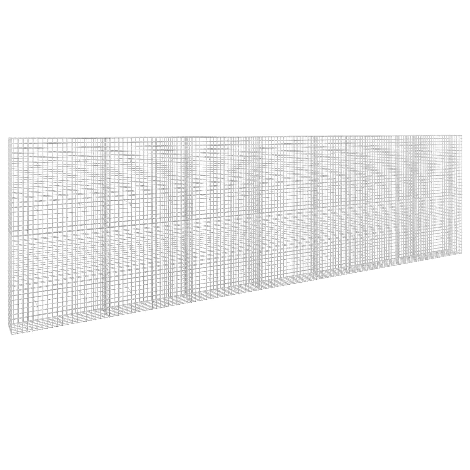 vidaXL Gabion s drátem 3,5 mm a síťkou 5x5 cm 700x30x200 cm