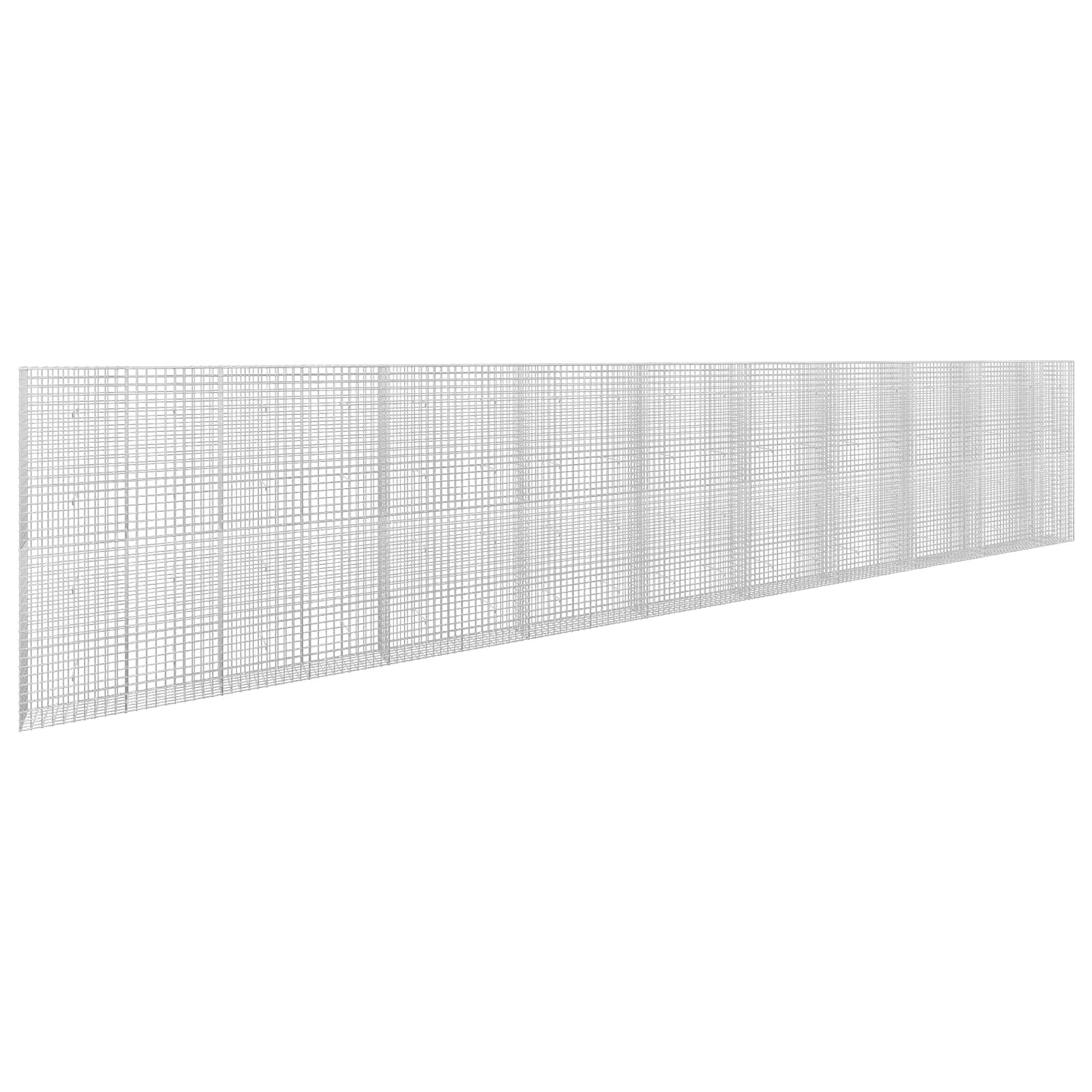 vidaXL Gabion s drátem 3,5 mm a síťkou 5x5 cm 950x30x200 cm