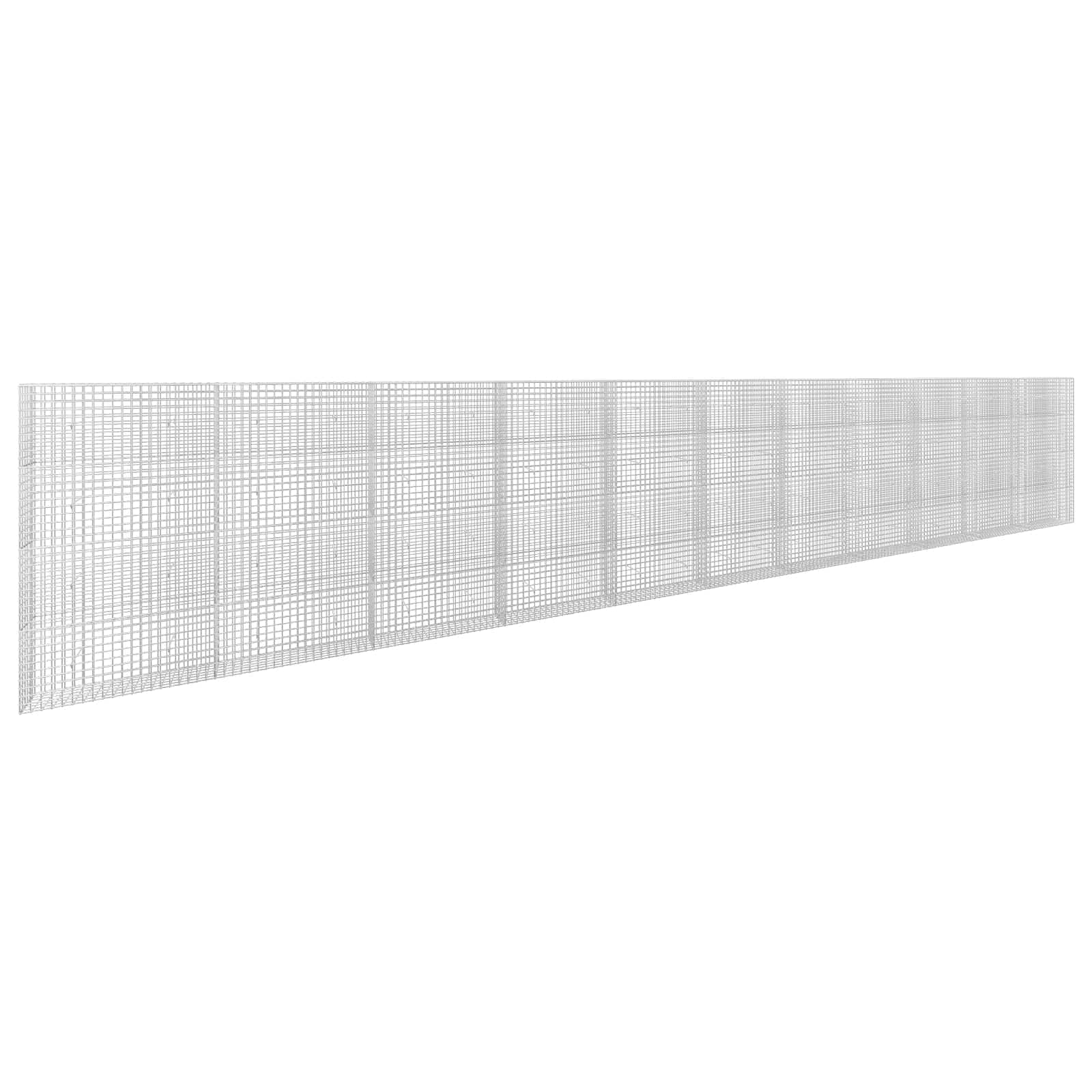 vidaXL Gabion s drátem 3,5 mm a síťkou 5x5 cm 1100x30x200 cm