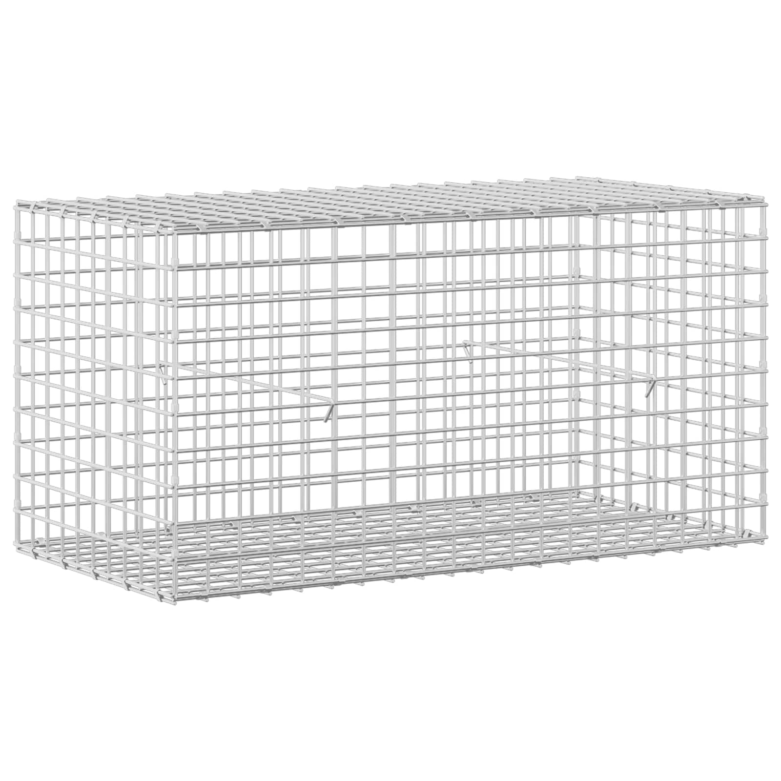 Gabion z žico 3,5 mm in mrežo 5x5 cm 100x50x50 cm