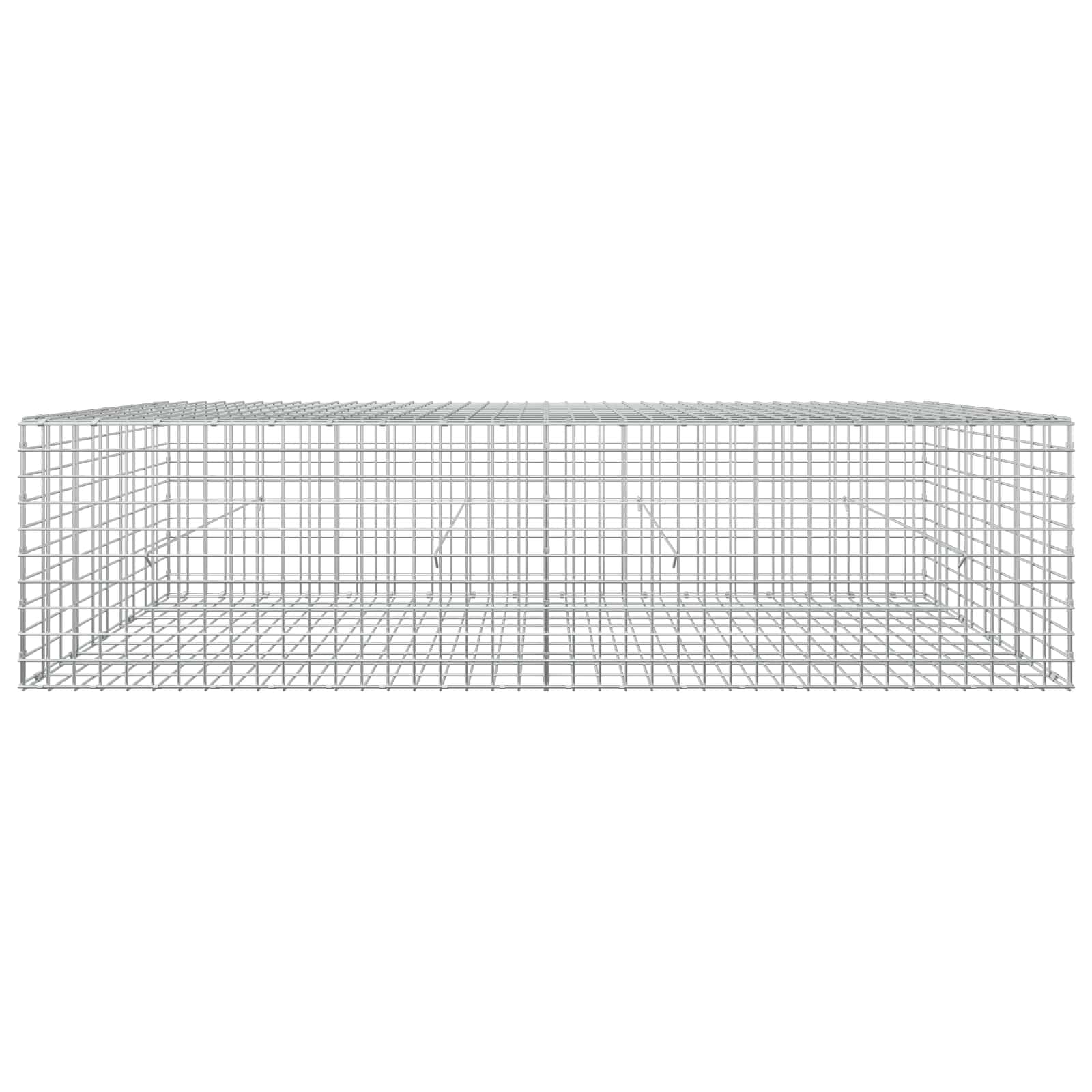 Gabion z žico 3,5 mm in mrežo 5x5 cm 200x50x50 cm