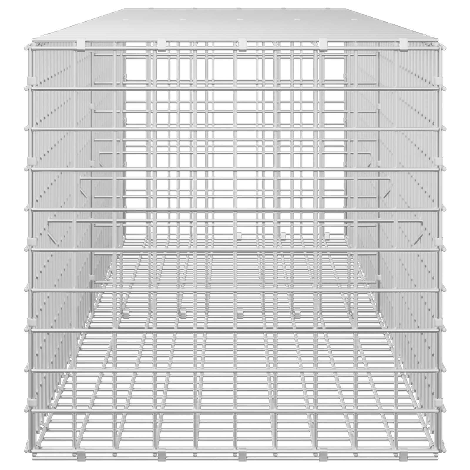 Gabion z žico 3,5 mm in mrežo 5x5 cm 200x50x50 cm