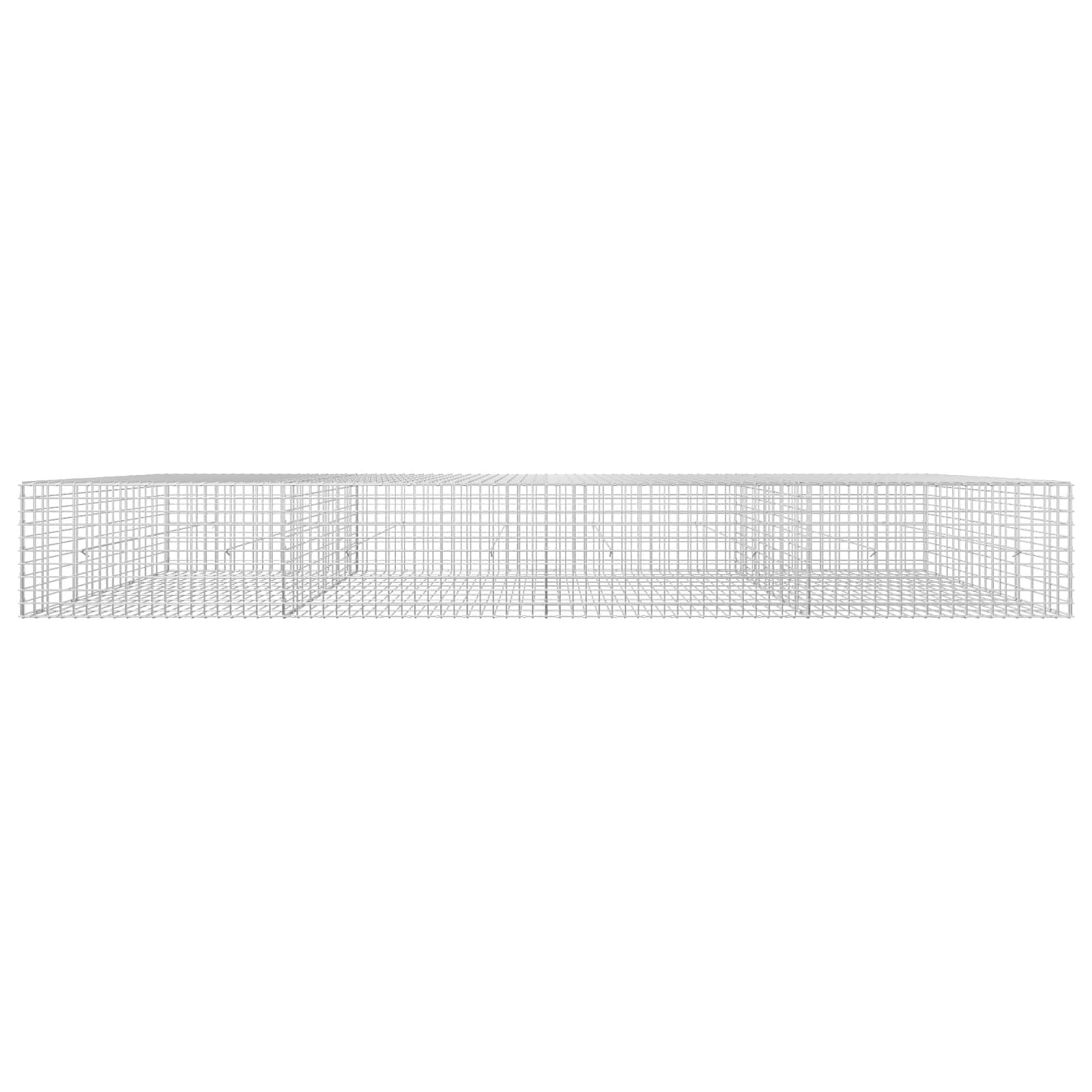 Gabion z žico 3,5 mm in mrežo 5x5 cm 400x50x50 cm