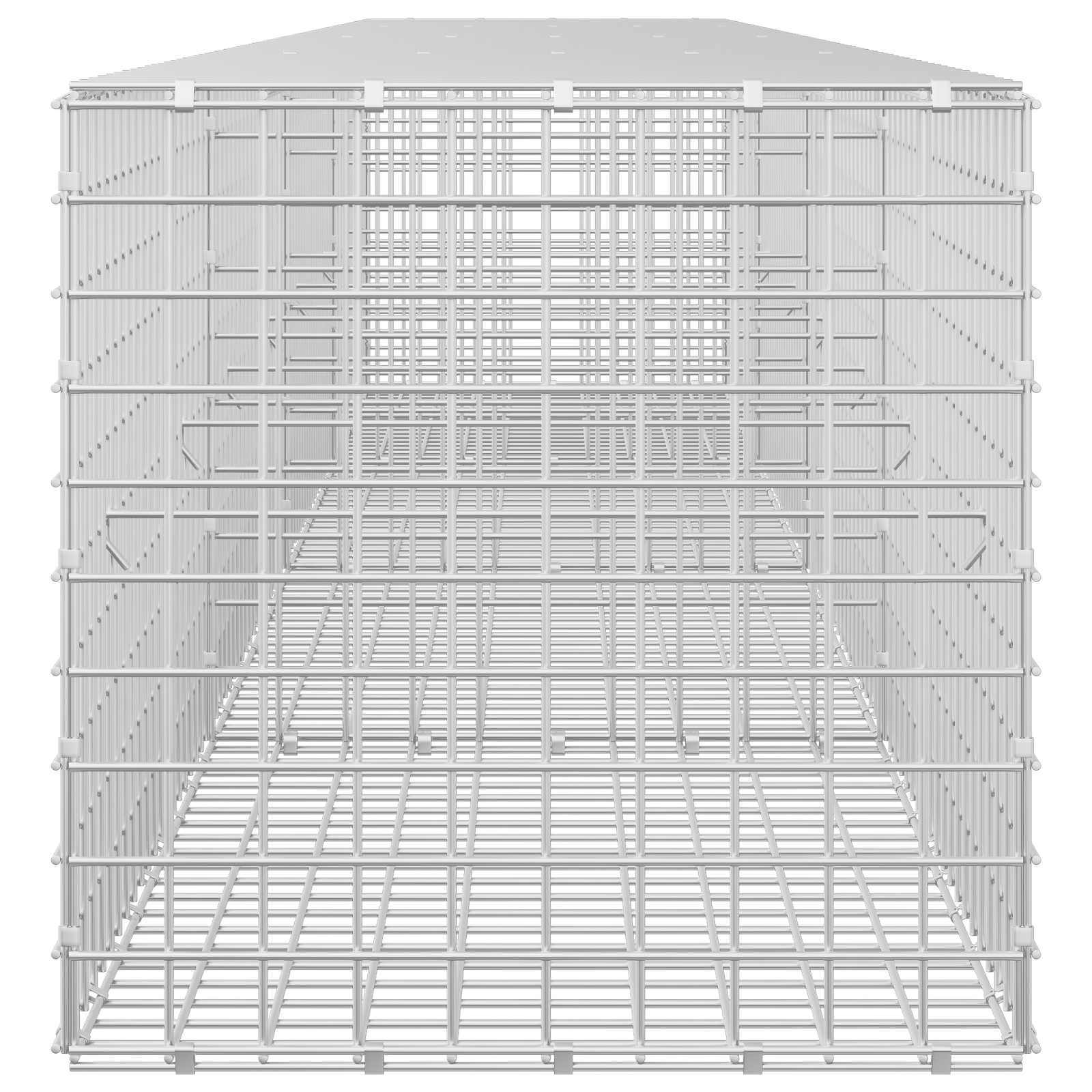 Gabion z žico 3,5 mm in mrežo 5x5 cm 400x50x50 cm