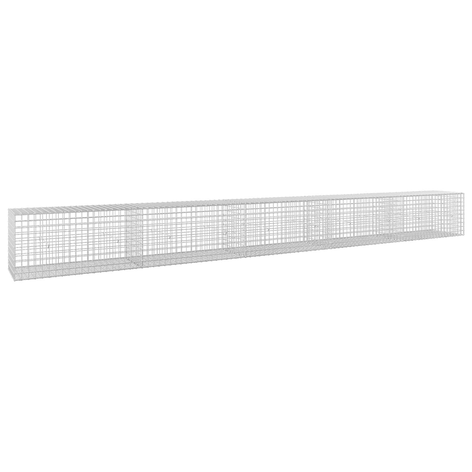 Gabion z žico 3,5 mm in mrežo 5x5 cm 500x50x50 cm