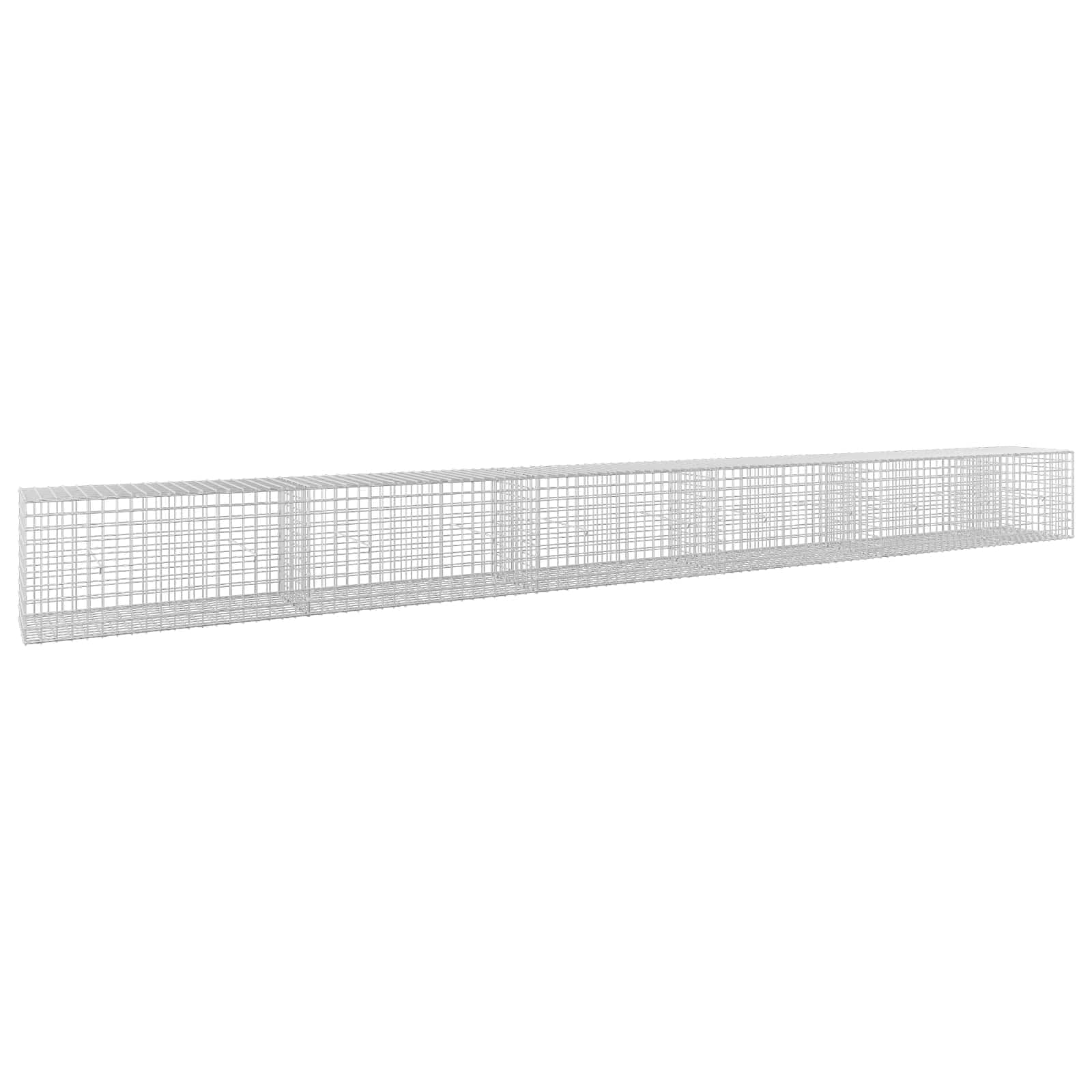 vidaXL Gabion s drátem 3,5 mm a síťkou 5x5 cm 550x50x50 cm