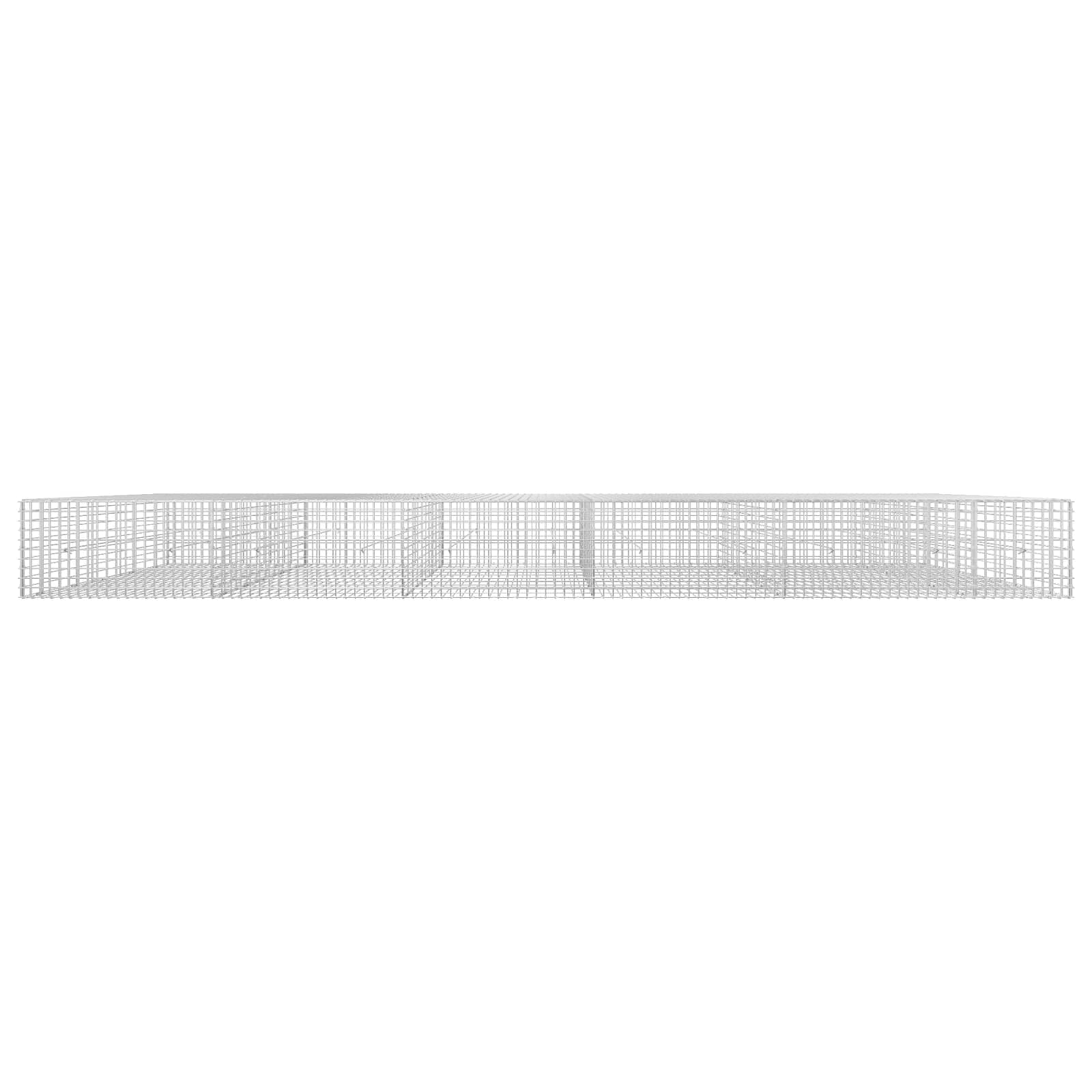 Gabion z žico 3,5 mm in mrežo 5x5 cm 550x50x50 cm