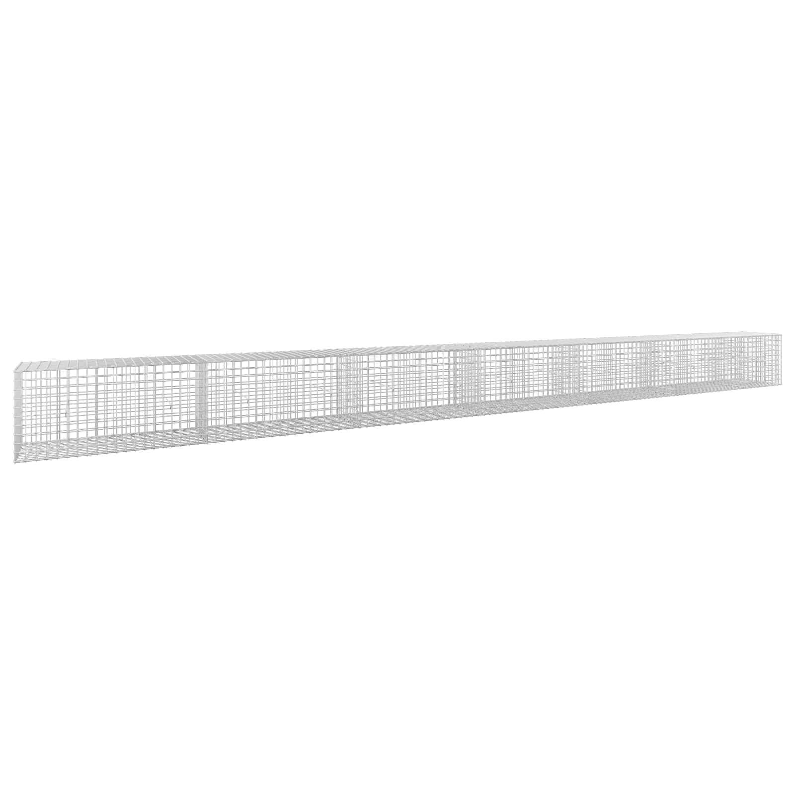 Gabion z žico 3,5 mm in mrežo 5x5 cm 650x50x50 cm