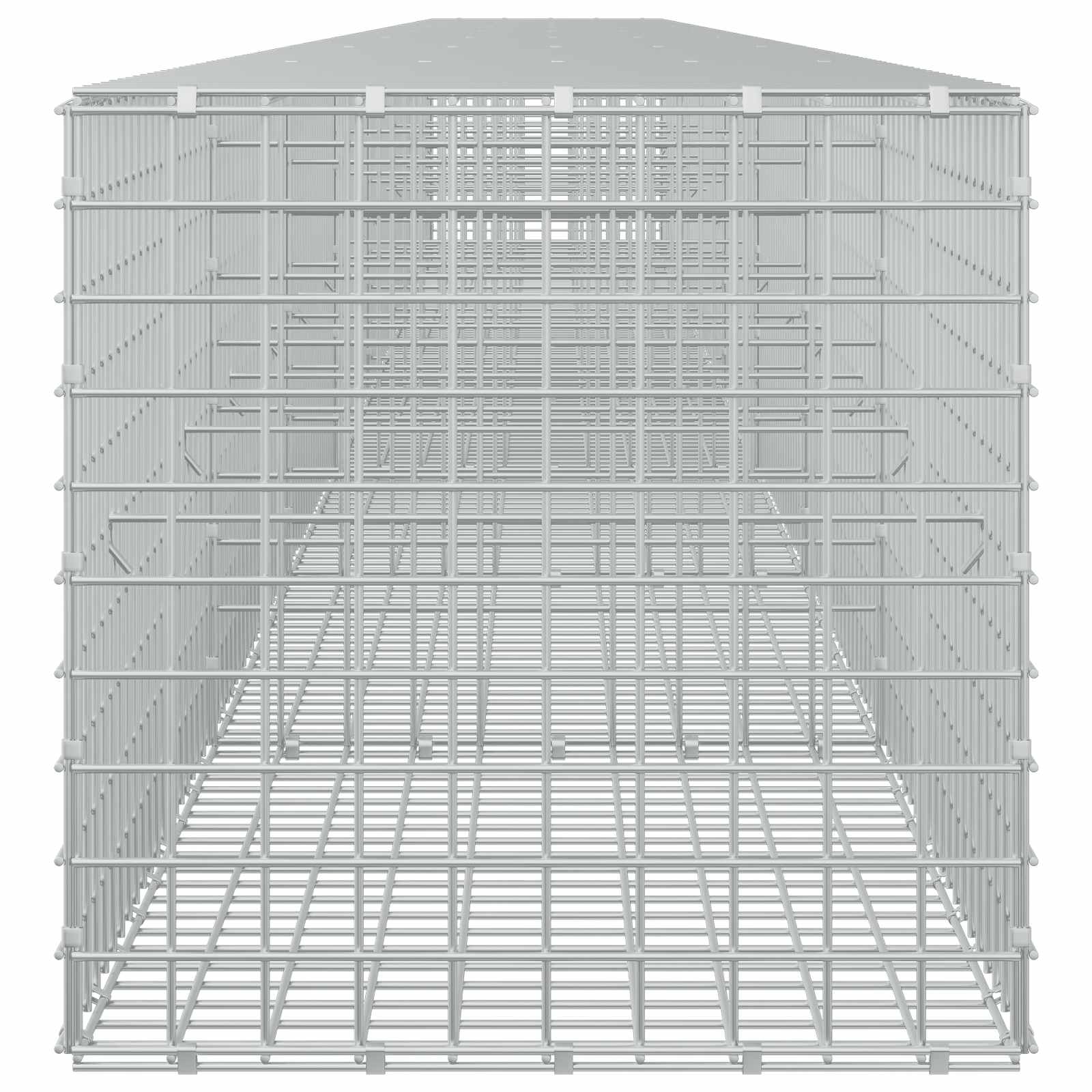 Gabion z žico 3,5 mm in mrežo 5x5 cm 750x50x50 cm
