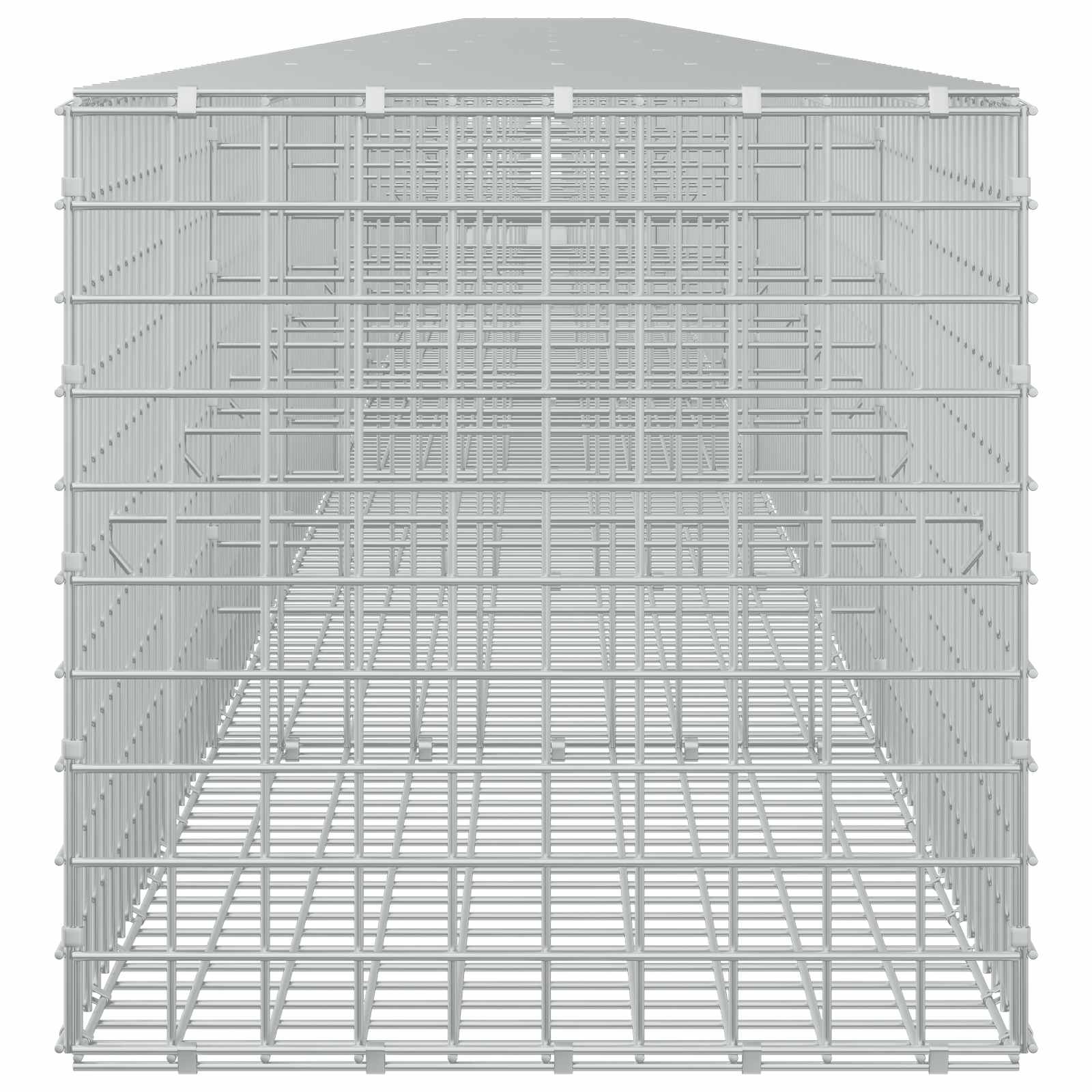 Gabion z žico 3,5 mm in mrežo 5x5 cm 1150x50x50 cm