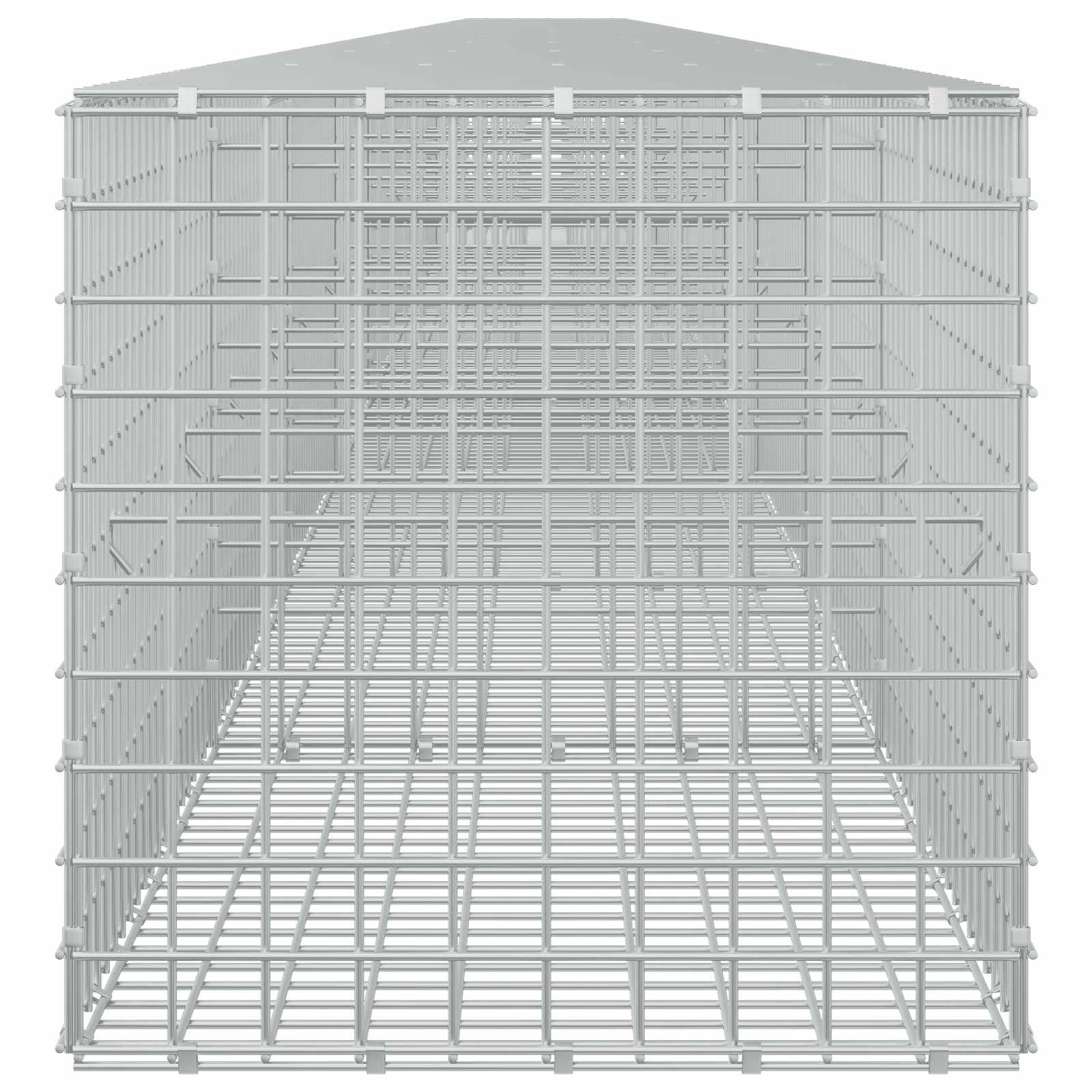 Gabion z žico 3,5 mm in mrežo 5x5 cm 1200x50x50 cm