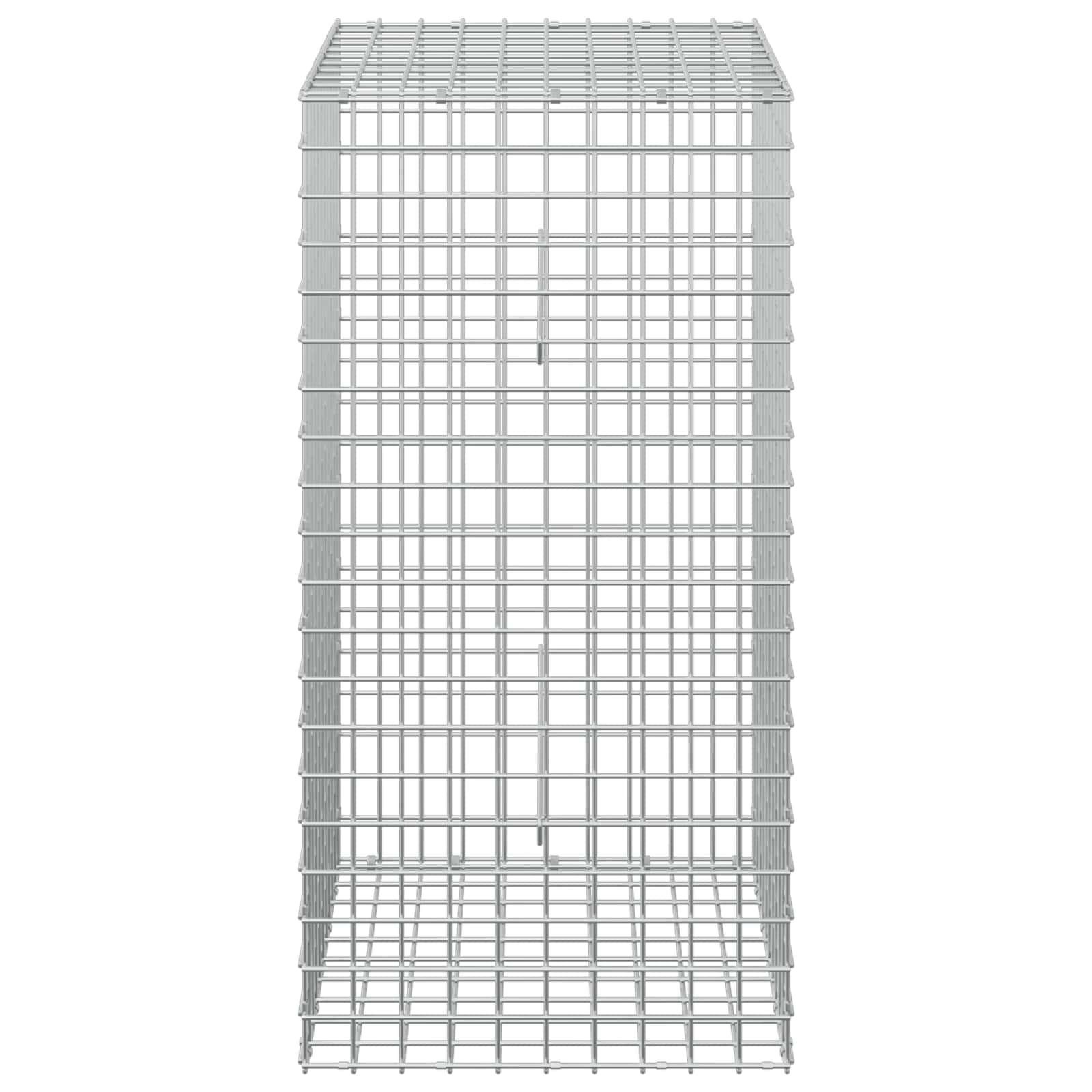 Gabion z žico 3,5 mm in mrežo 5x5 cm 50x50x100 cm
