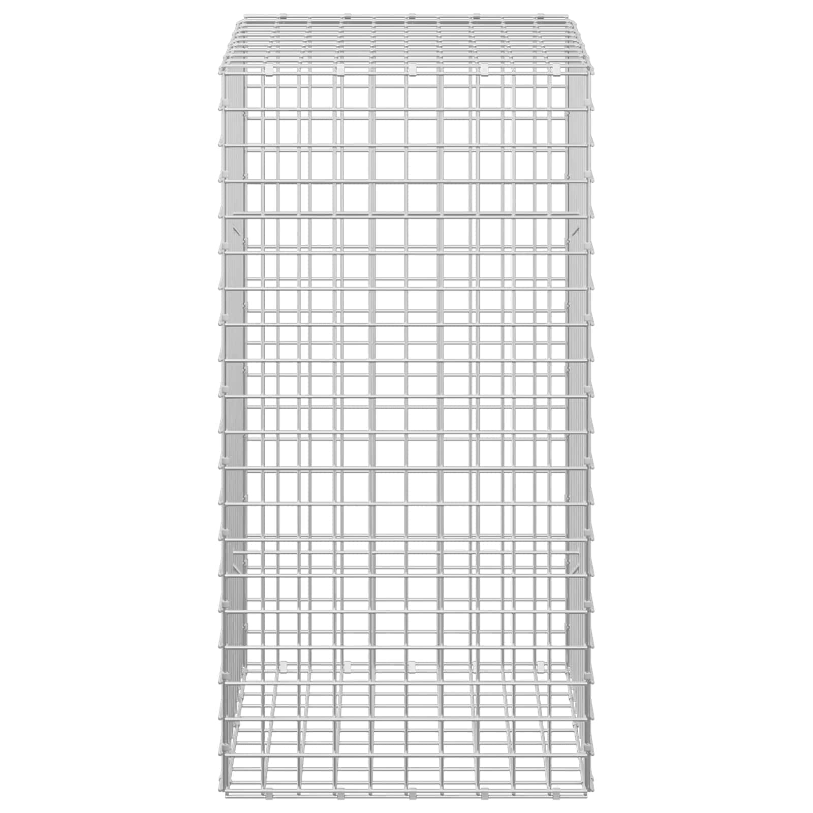 Gabion z žico 3,5 mm in mrežo 5x5 cm 50x50x100 cm