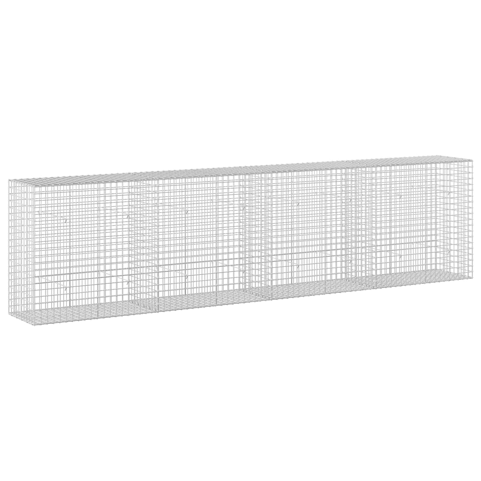 Gabion z žico 3,5 mm in mrežo 5x5 cm 400x50x100 cm