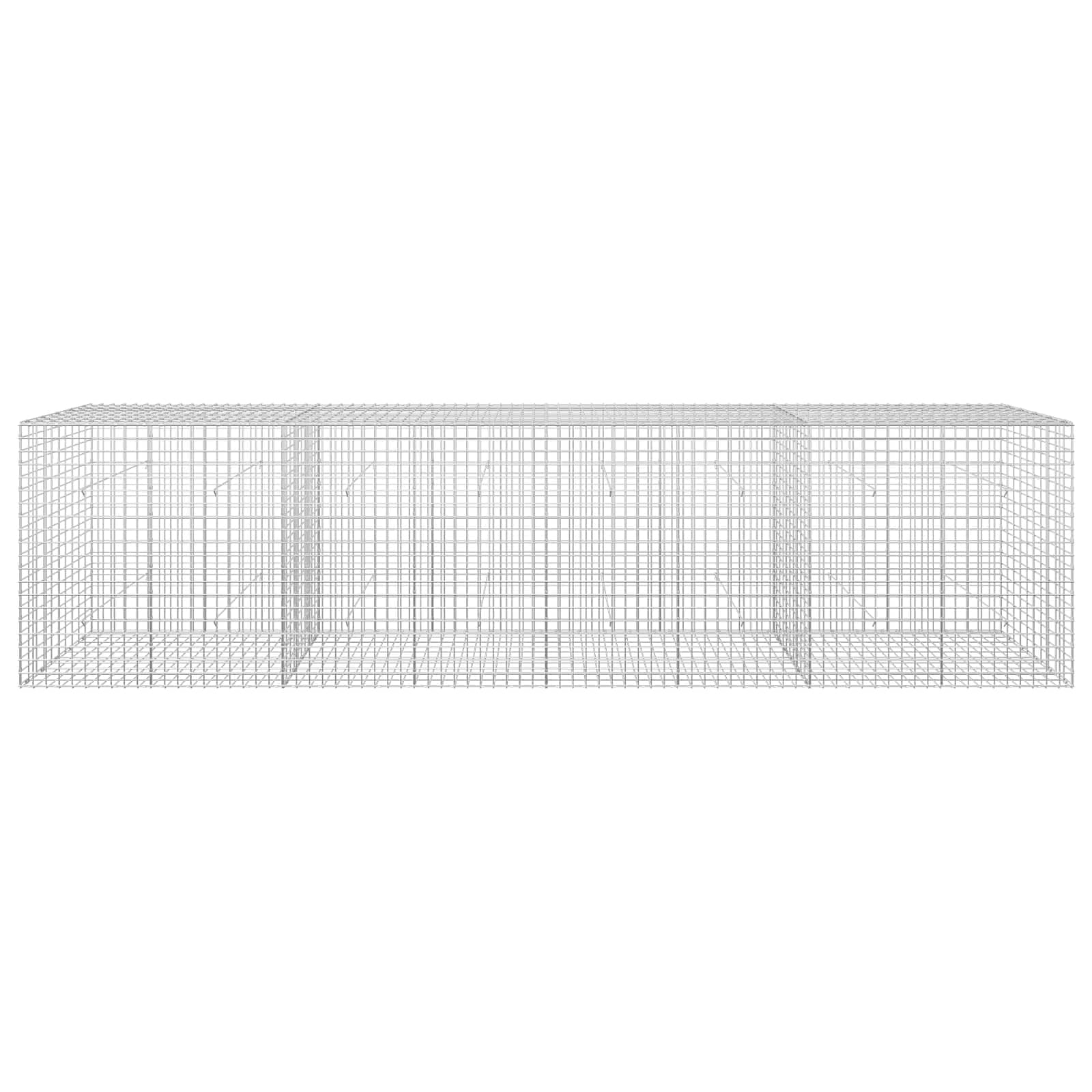 Gabion z žico 3,5 mm in mrežo 5x5 cm 400x50x100 cm