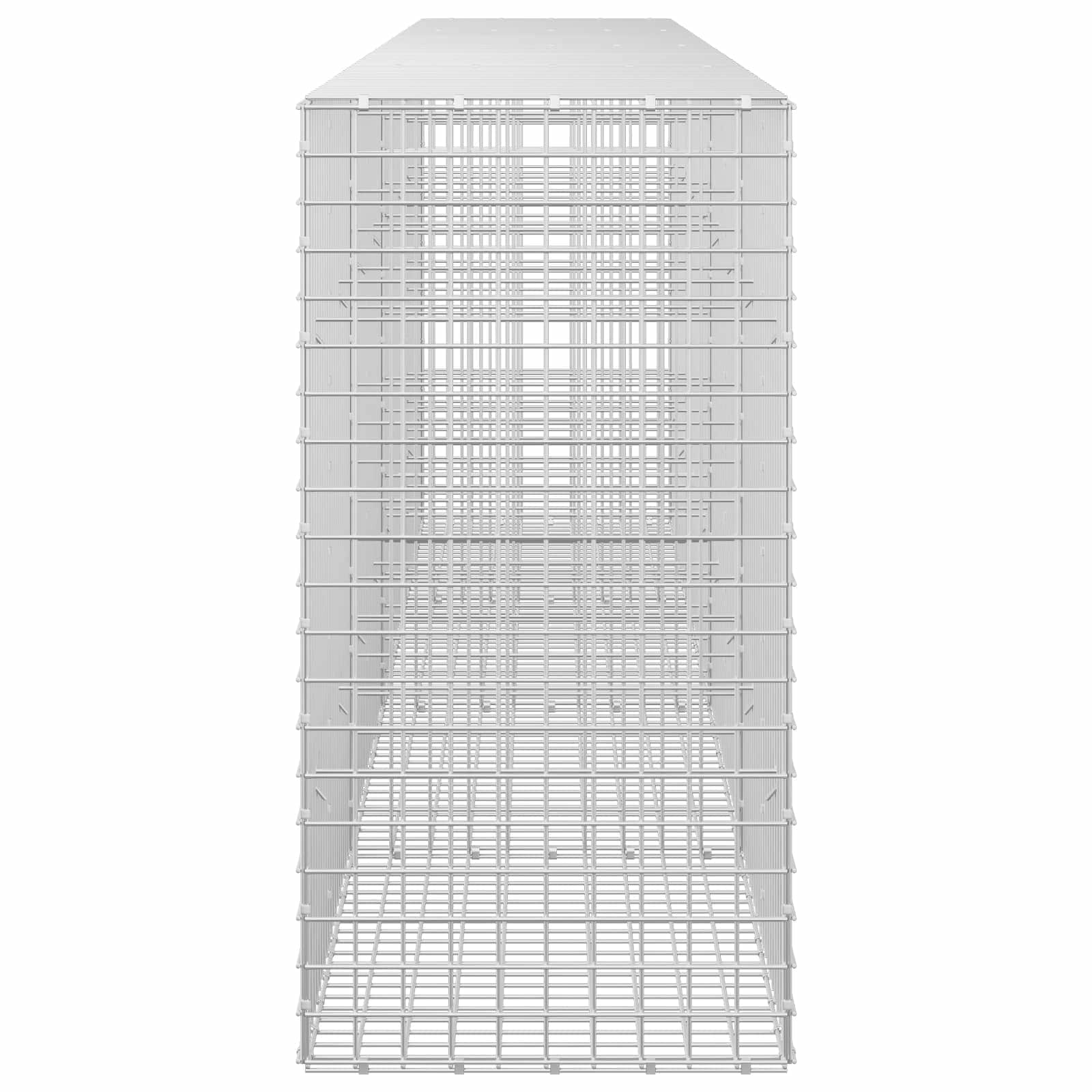 Gabion z žico 3,5 mm in mrežo 5x5 cm 400x50x100 cm