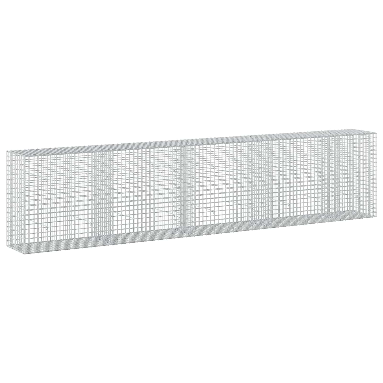 Gabion z žico 3,5 mm in mrežo 5x5 cm 450x50x100 cm