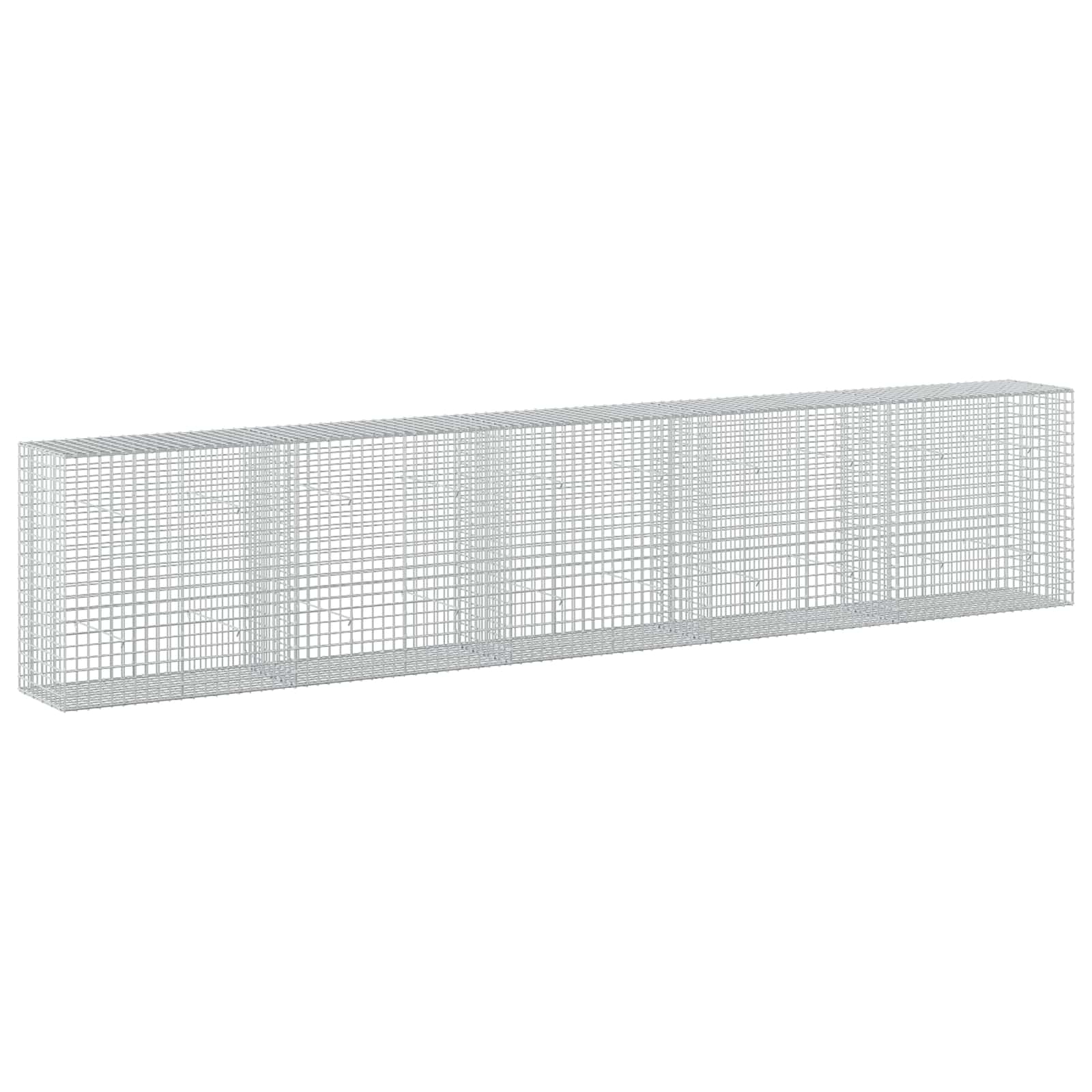 vidaXL Gabion s drátem 3,5 mm a síťkou 5x5 cm 500x50x100 cm