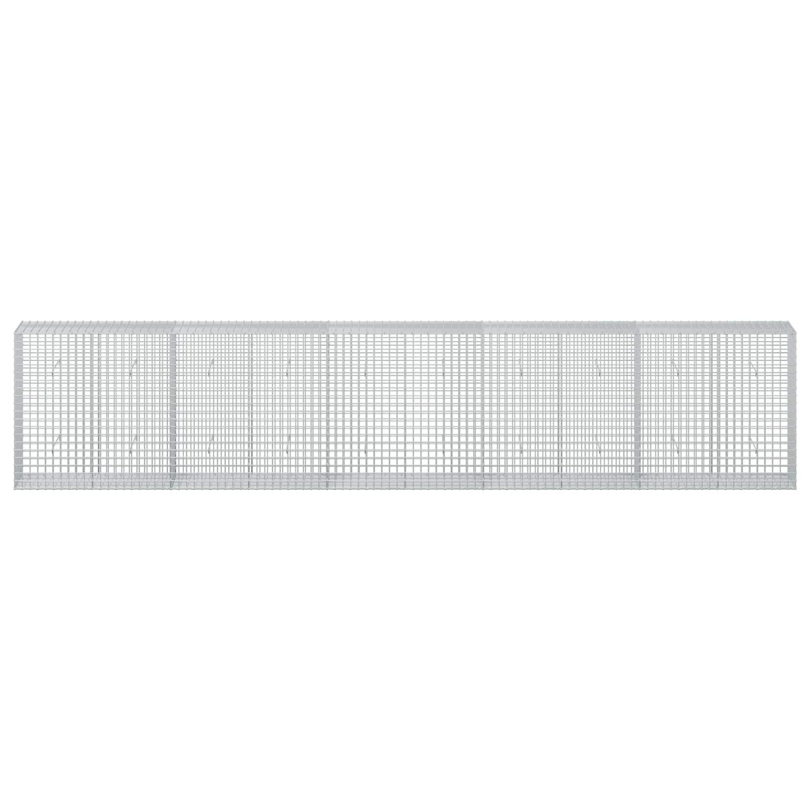 Gabion z žico 3,5 mm in mrežo 5x5 cm 500x50x100 cm