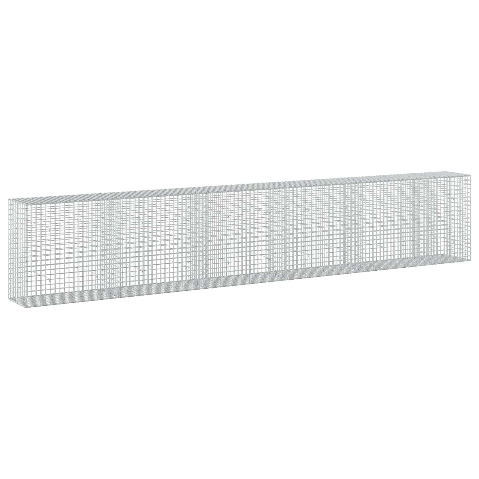 Gabion z žico 3,5 mm in mrežo 5x5 cm 550x50x100 cm