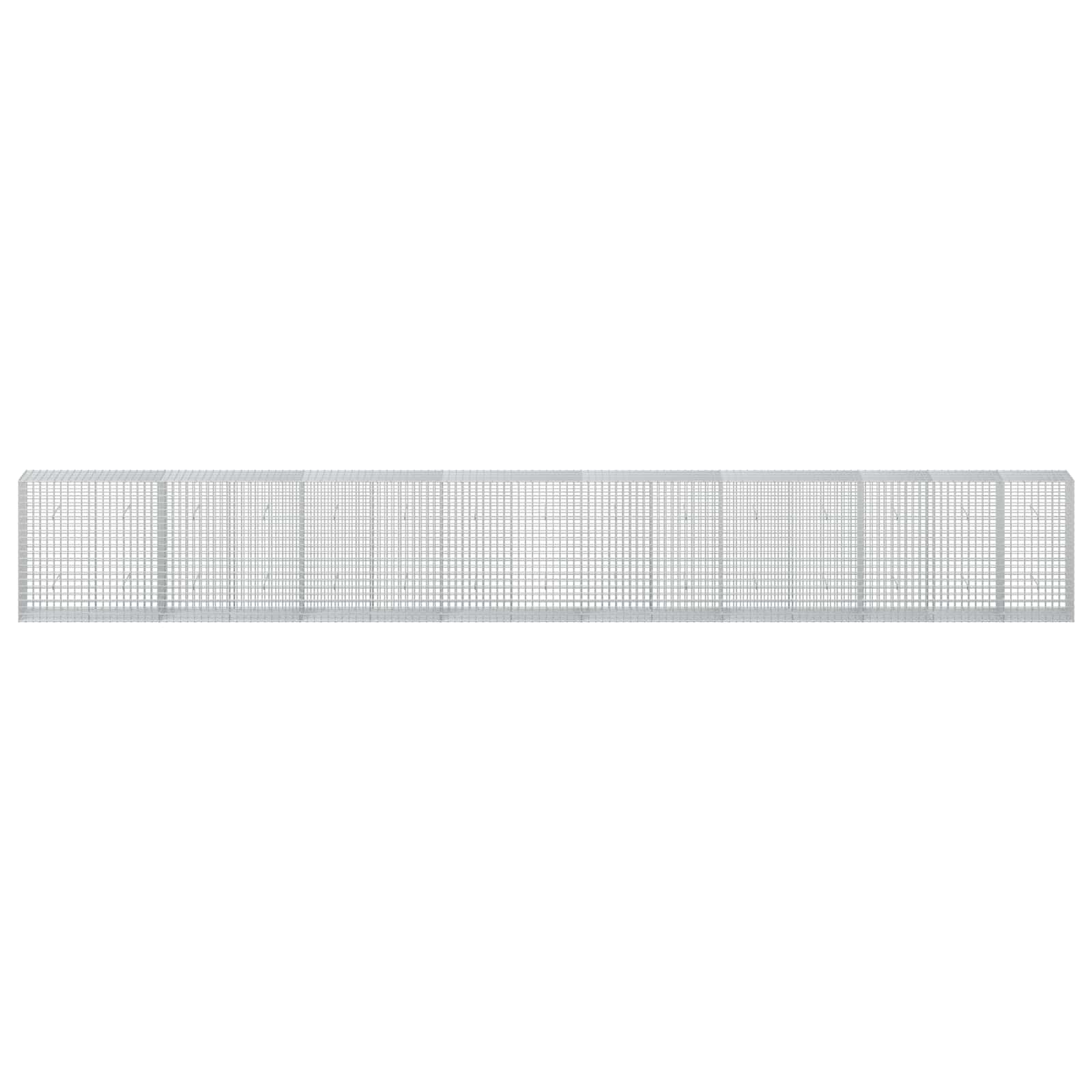 Gabion z žico 3,5 mm in mrežo 5x5 cm 750x50x100 cm