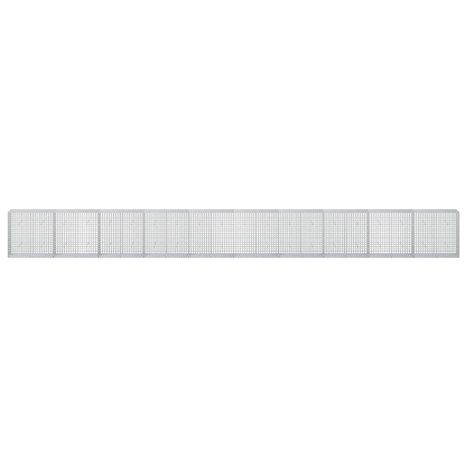 Gabion z žico 3,5 mm in mrežo 5x5 cm 1000x50x100 cm