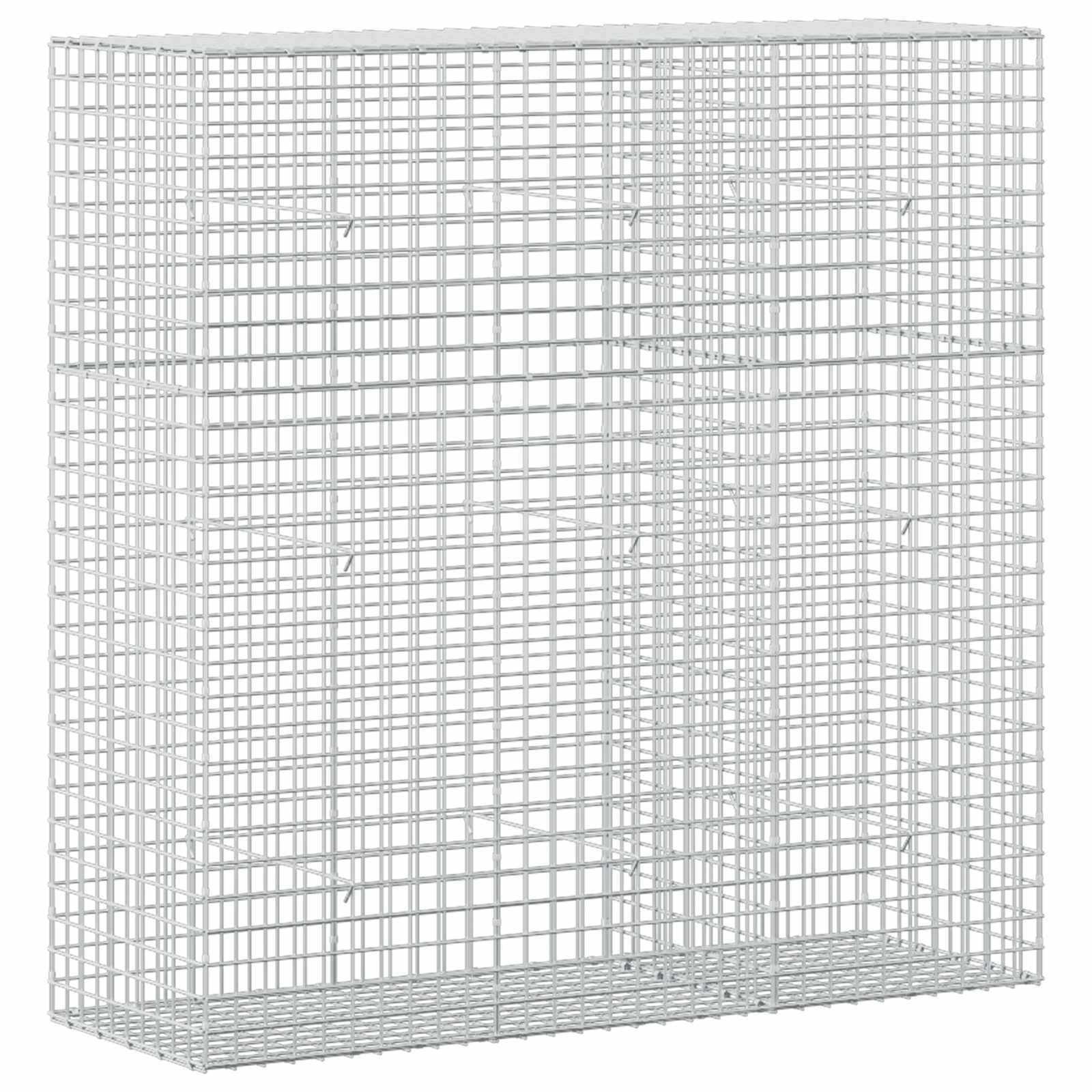 Gabion z žico 3,5 mm in mrežo 5x5 cm 150x50x150 cm