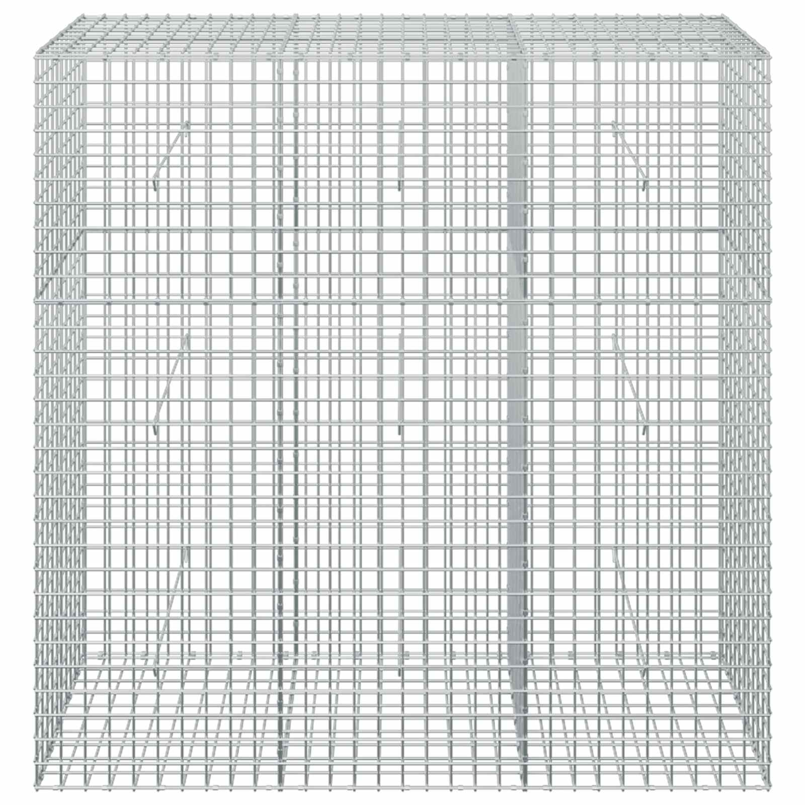 Gabion z žico 3,5 mm in mrežo 5x5 cm 150x50x150 cm