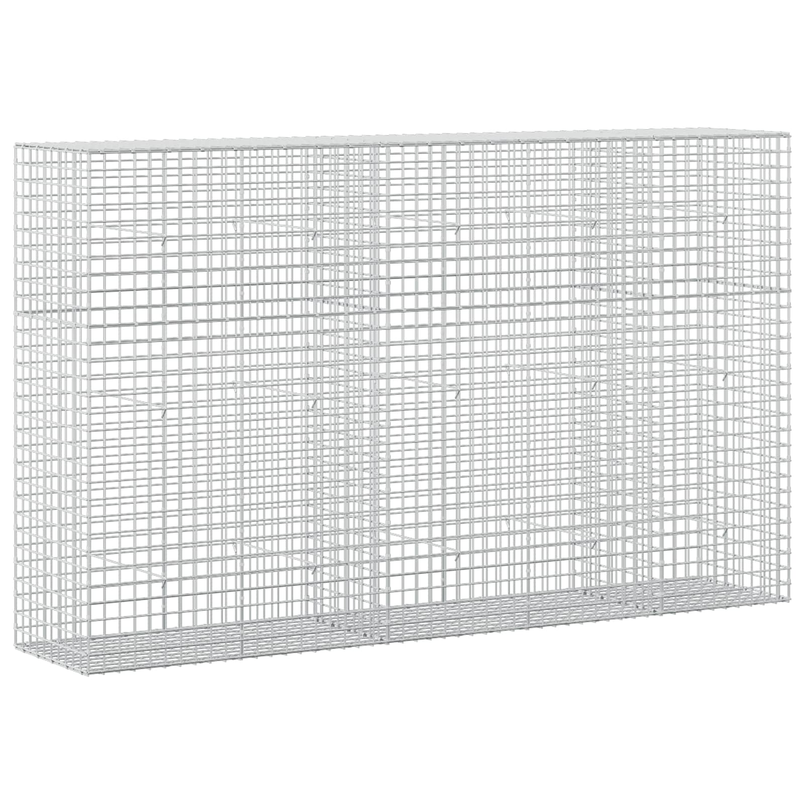 Gabion z žico 3,5 mm in mrežo 5x5 cm 250x50x150 cm