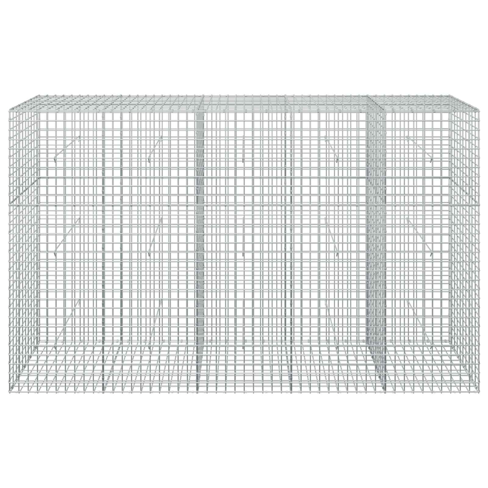 Gabion z žico 3,5 mm in mrežo 5x5 cm 250x50x150 cm