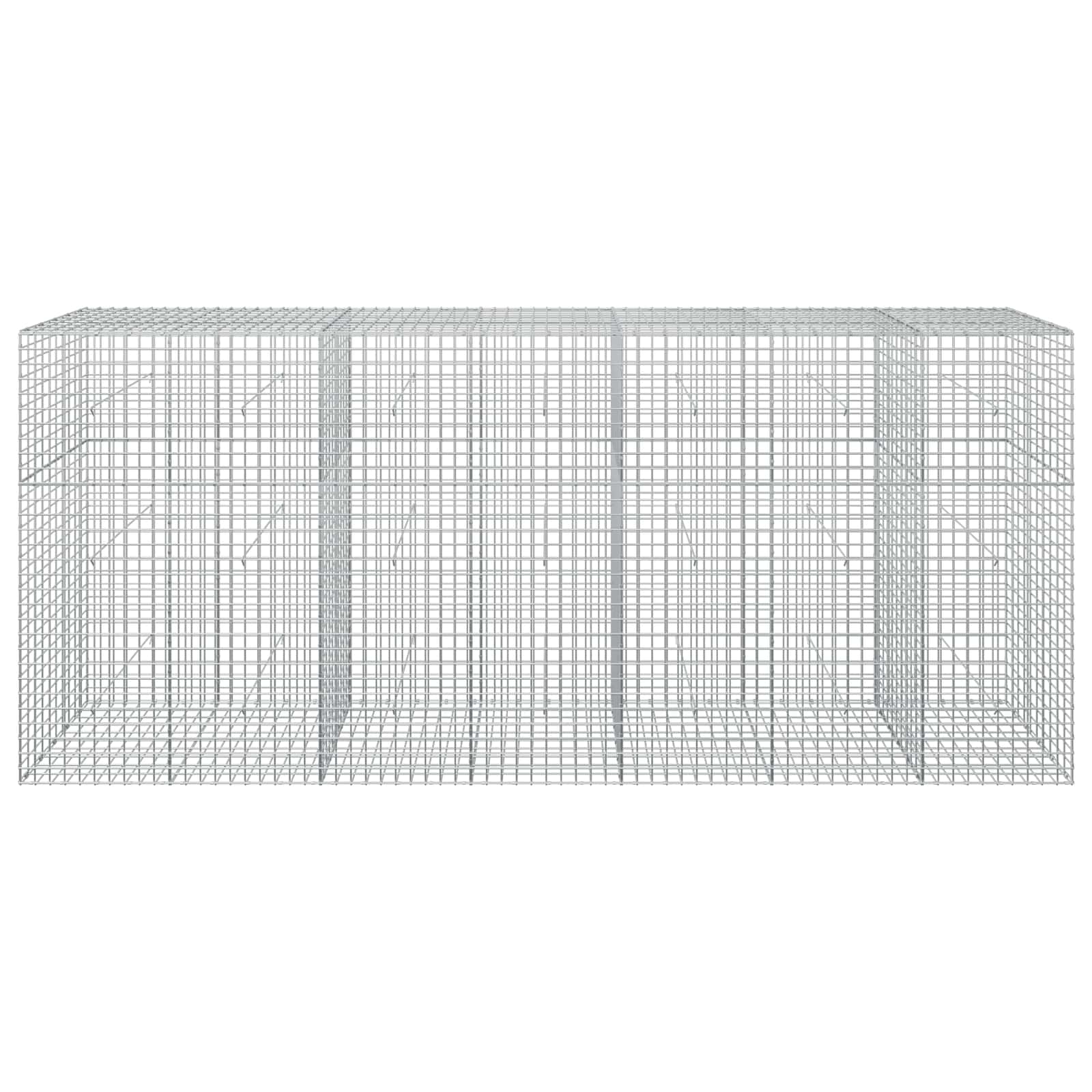 Gabion z žico 3,5 mm in mrežo 5x5 cm 350x50x150 cm