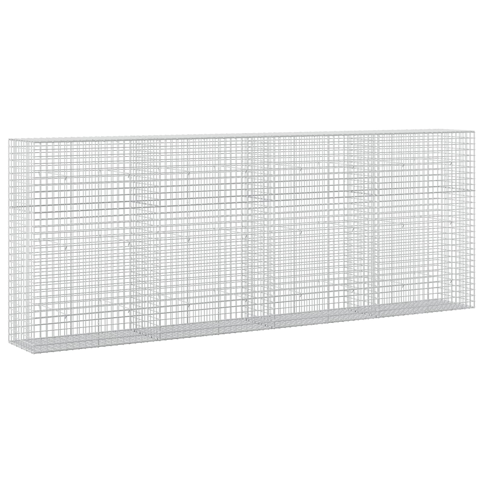 Gabion z žico 3,5 mm in mrežo 5x5 cm 400x50x150 cm