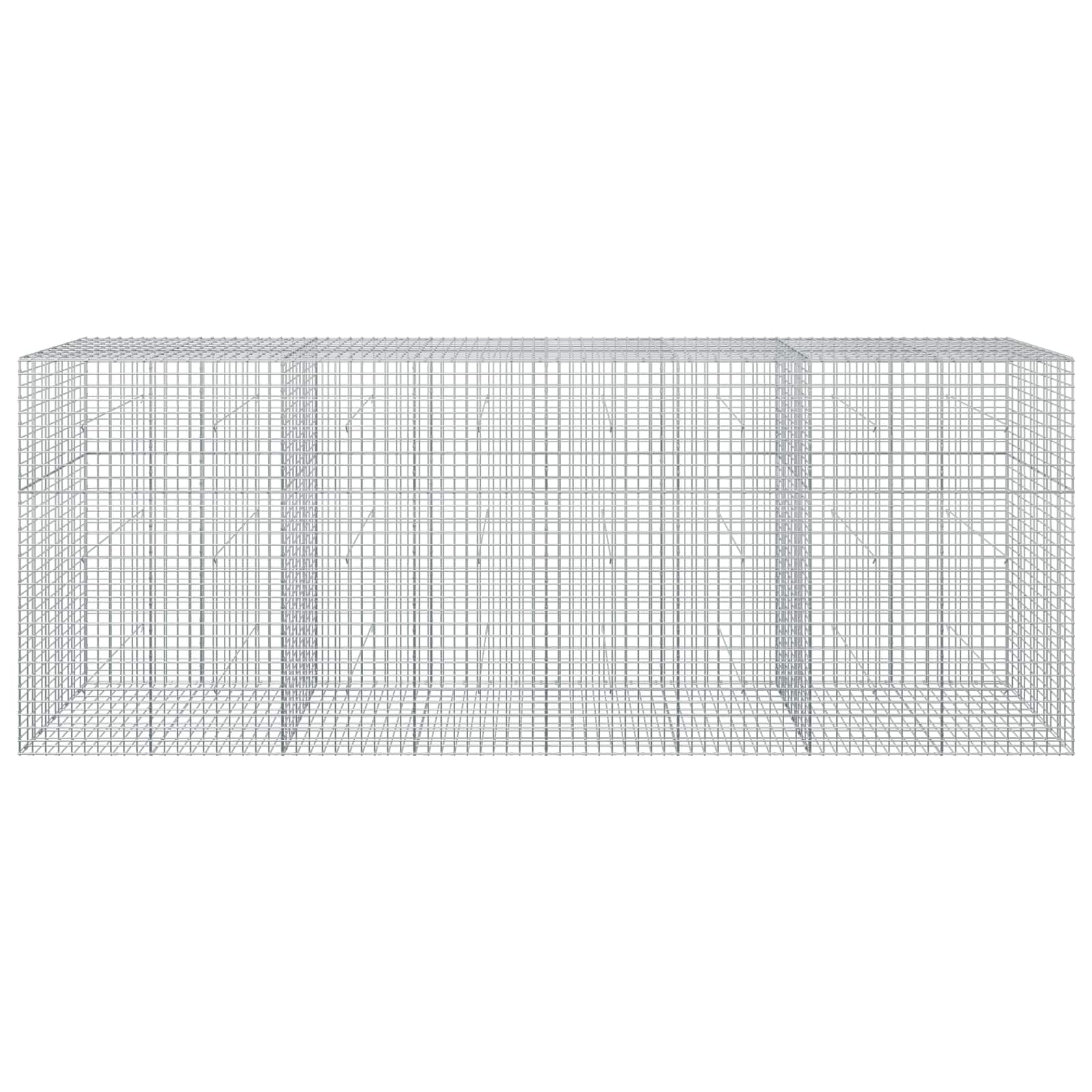 Gabion z žico 3,5 mm in mrežo 5x5 cm 400x50x150 cm