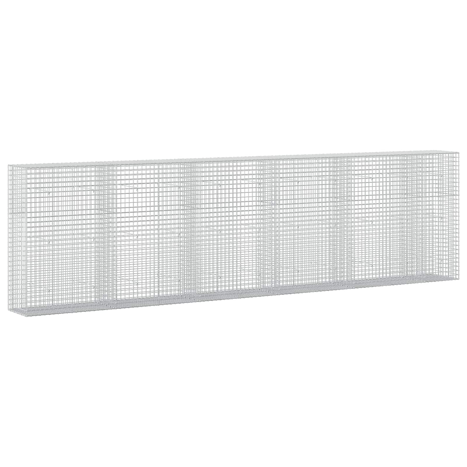 vidaXL Gabion s drátem 3,5 mm a síťkou 5x5 cm 550x50x150 cm