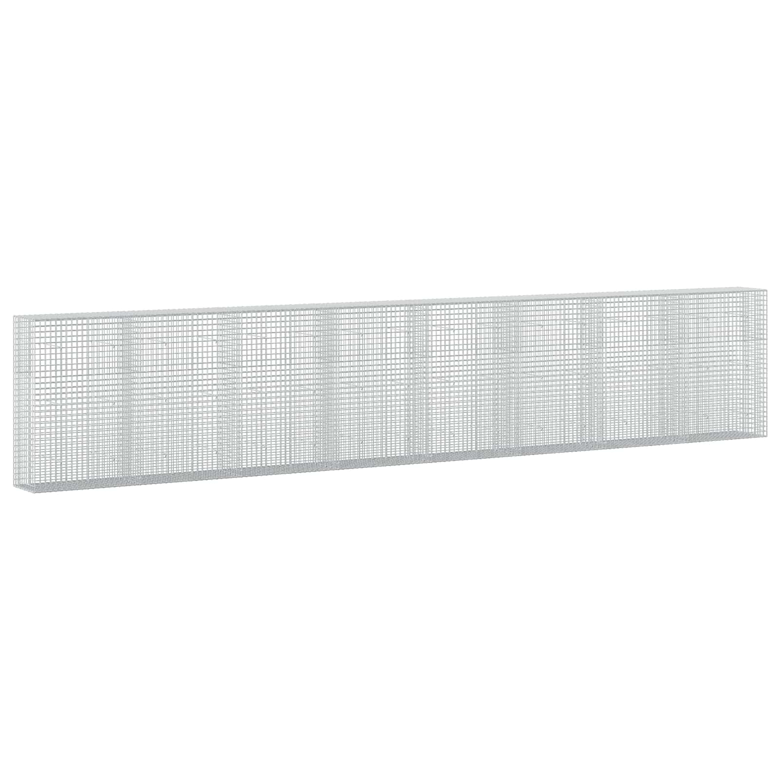 vidaXL Gabion s drátem 3,5 mm a síťkou 5x5 cm 800x50x150 cm