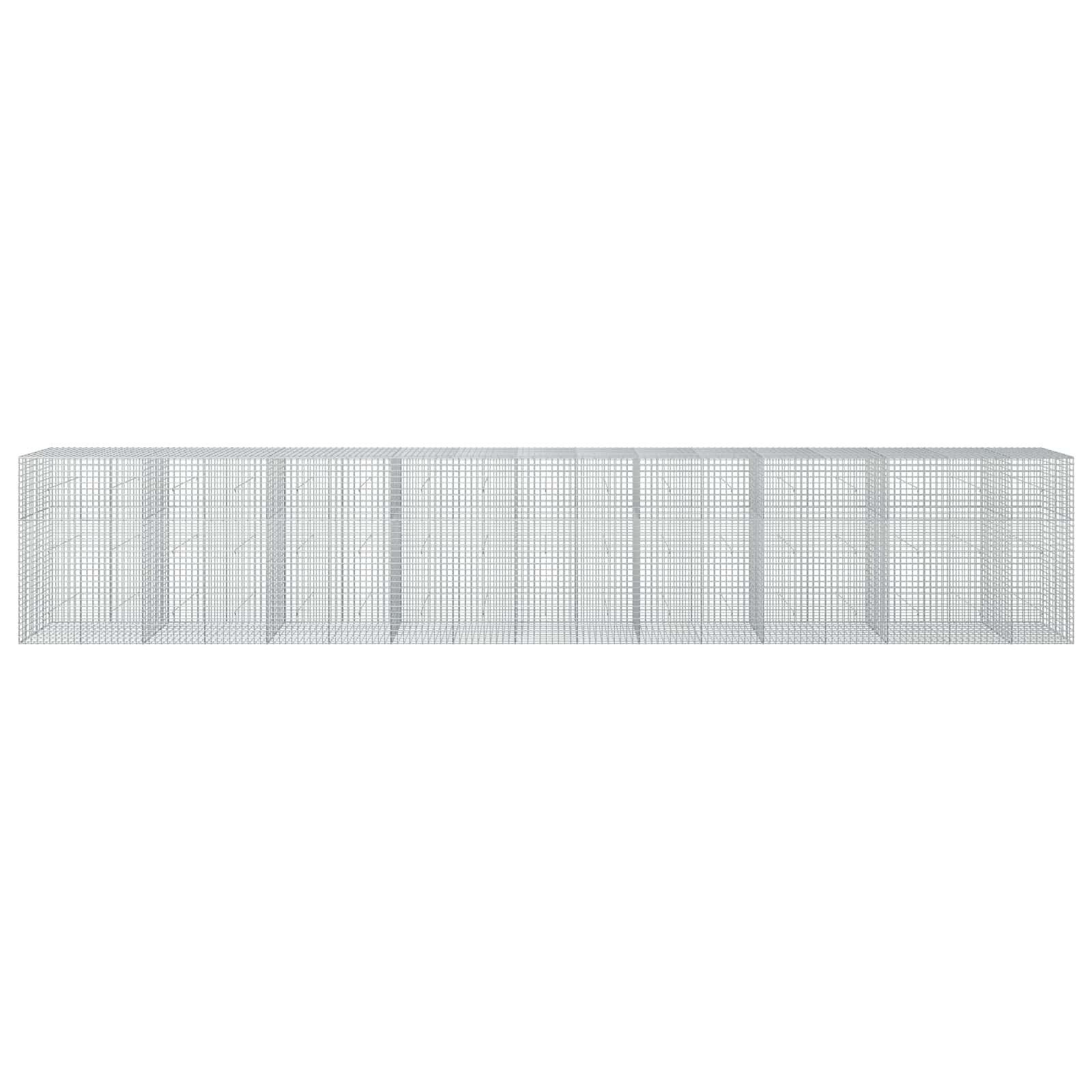 Gabion z žico 3,5 mm in mrežo 5x5 cm 850x50x150 cm