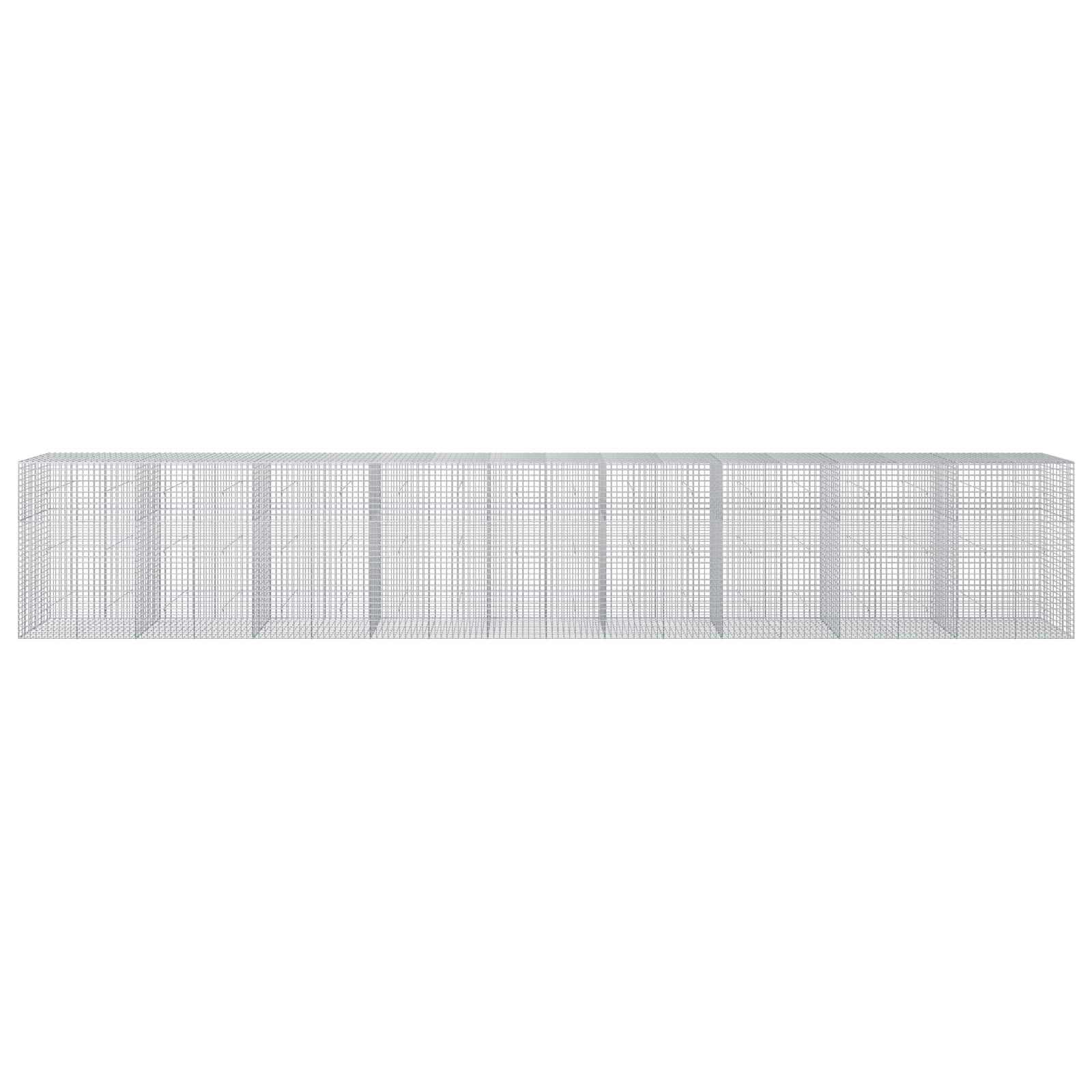 Gabion z žico 3,5 mm in mrežo 5x5 cm 900x50x150 cm