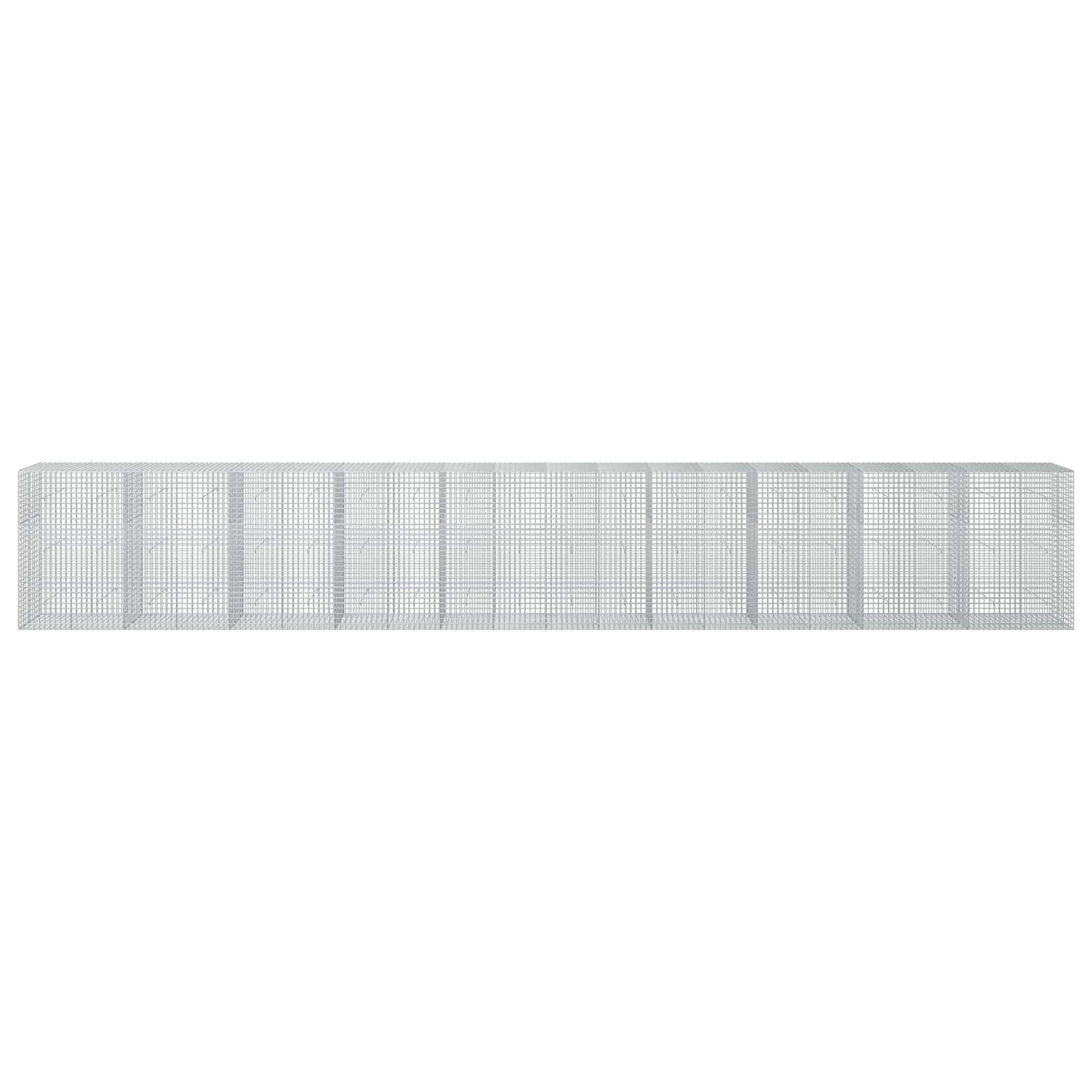 Gabion z žico 3,5 mm in mrežo 5x5 cm 1000x50x150 cm