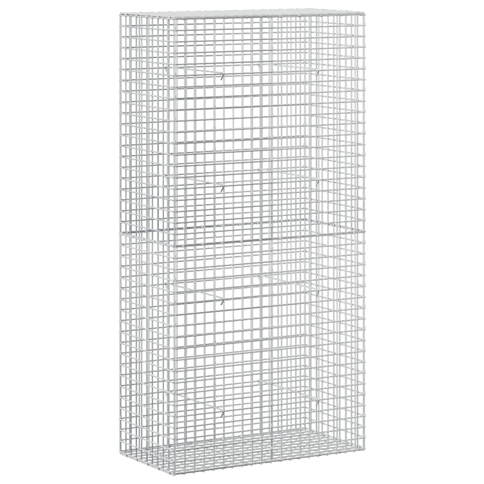 Gabion z žico 3,5 mm in mrežo 5x5 cm 100x50x200 cm
