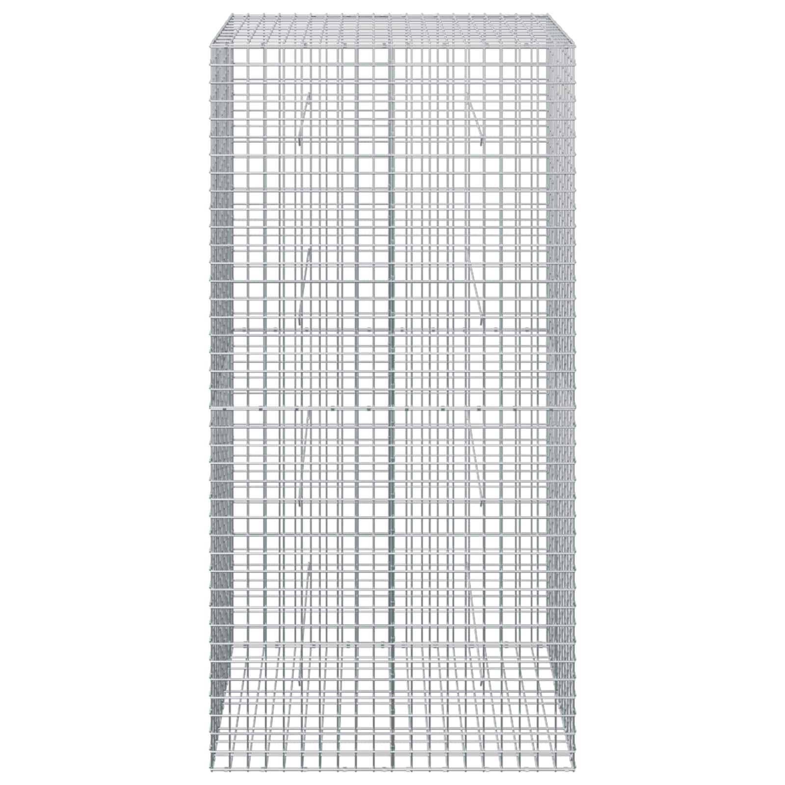 Gabion z žico 3,5 mm in mrežo 5x5 cm 100x50x200 cm