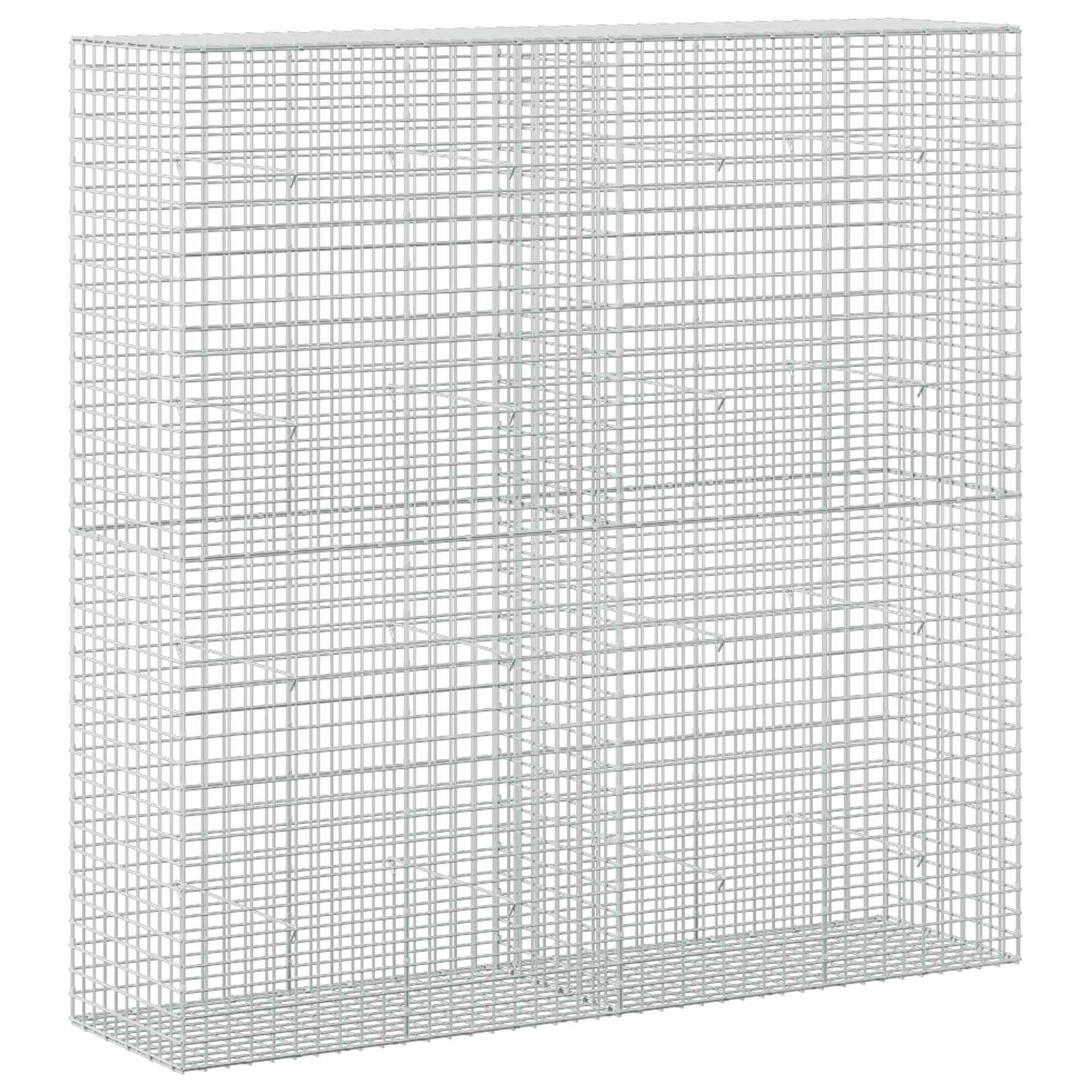 Gabion z žico 3,5 mm in mrežo 5x5 cm 200x50x200 cm