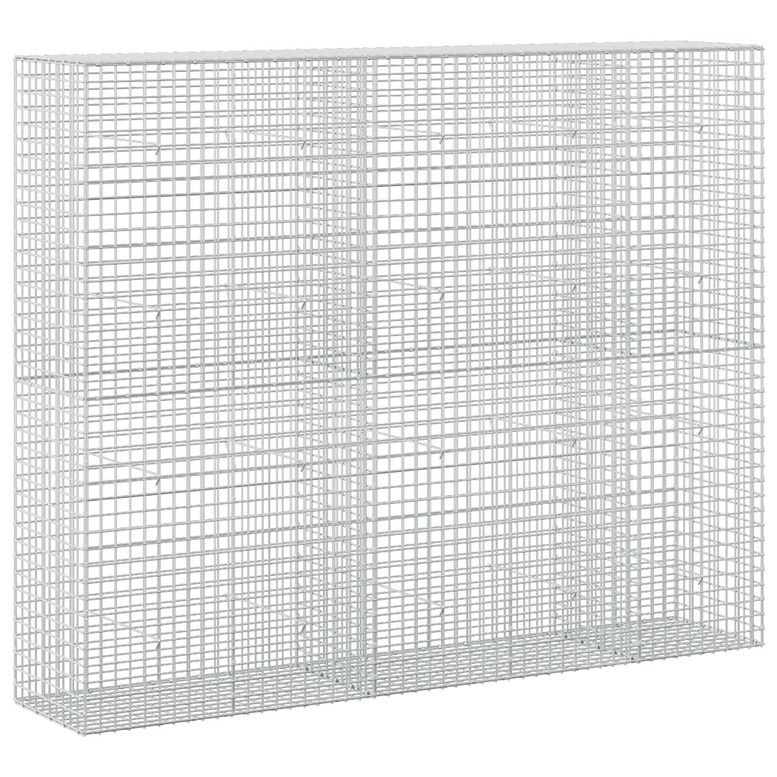 vidaXL Gabion s drátem 3,5 mm a síťkou 5x5 cm 250x50x200 cm