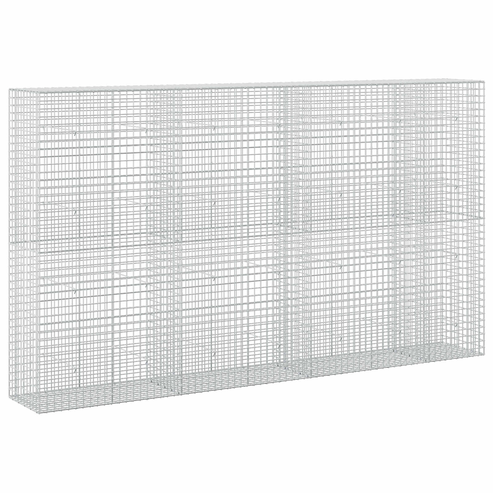 vidaXL Gabion s drátem 3,5 mm a síťkou 5x5 cm 350x50x200 cm