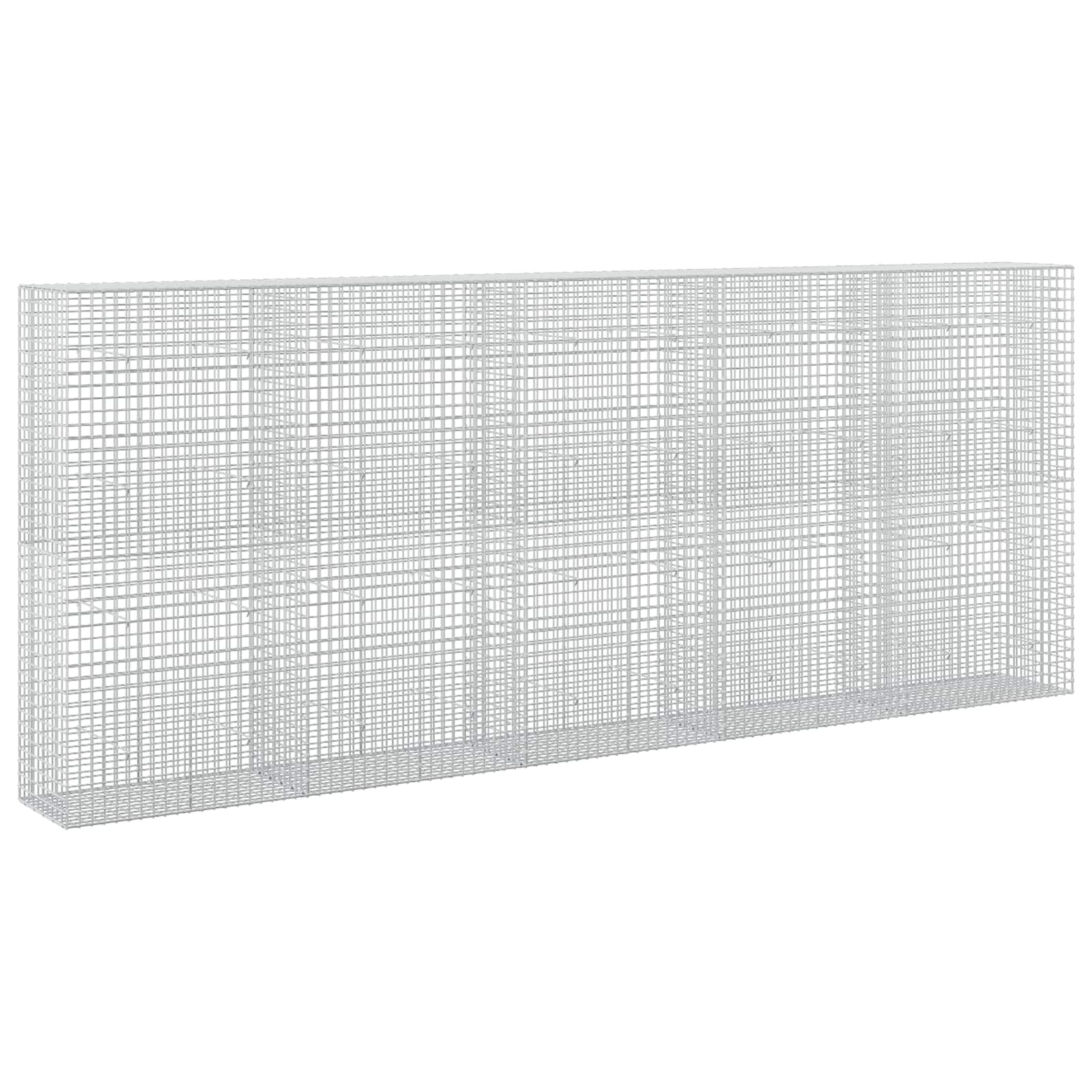 vidaXL Gabion s drátem 3,5 mm a síťkou 5x5 cm 500x50x200 cm