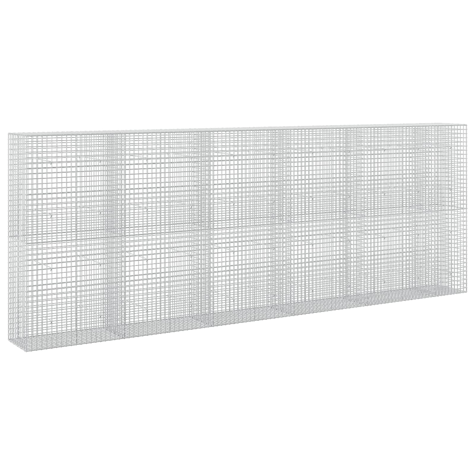 vidaXL Gabion s drátem 3,5 mm a síťkou 5x5 cm 550x50x200 cm